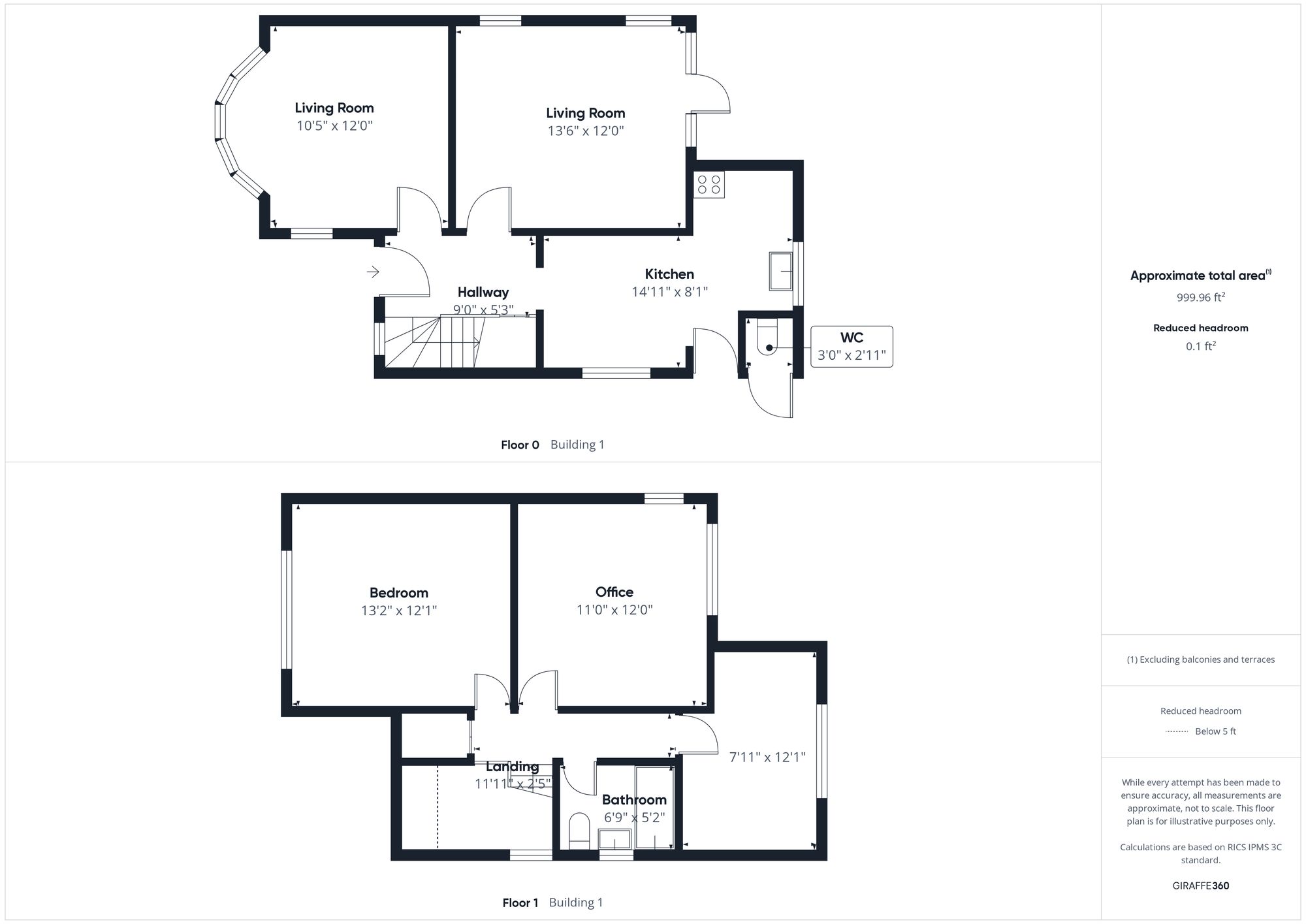 3 bed detached house for sale in Grosvenor Road, Chichester, PO19 - Property floorplan