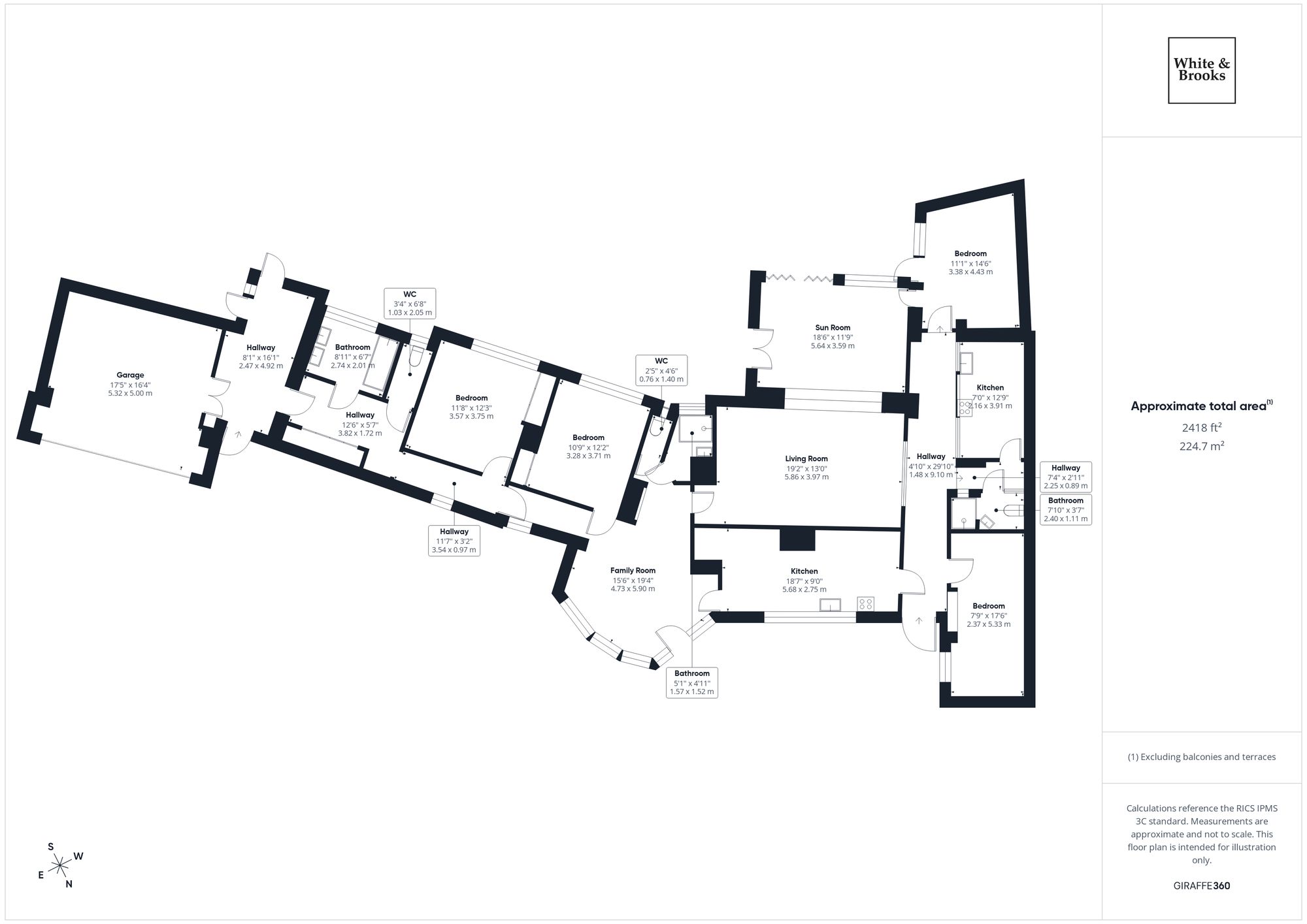 4 bed detached bungalow for sale in Shirley Drive, Felpham, PO22 - Property floorplan