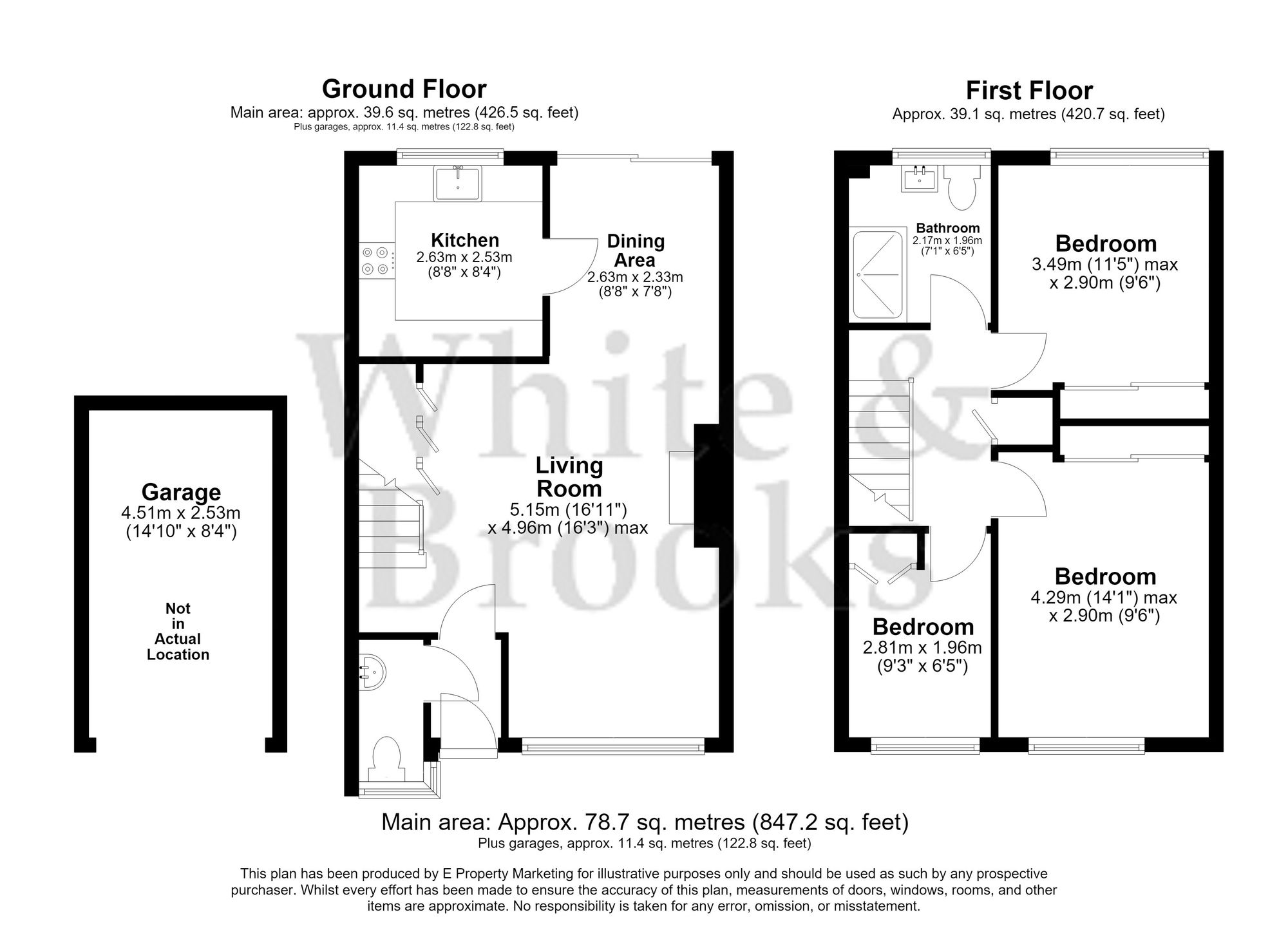 3 bed terraced house for sale in Littlefield Road, Chichester, PO19 - Property floorplan