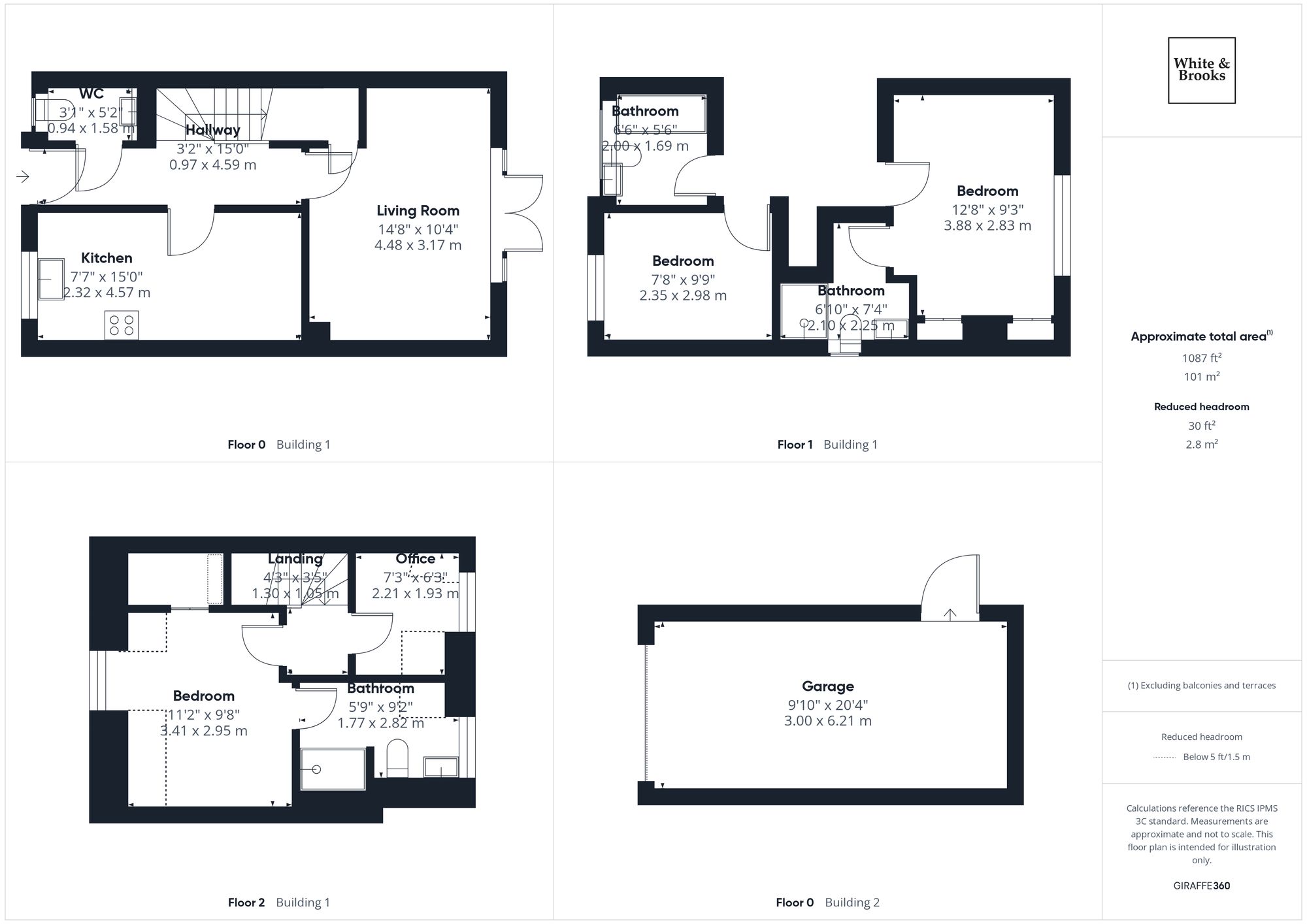3 bed semi-detached house for sale in Western Road, Chichester, PO20 - Property floorplan