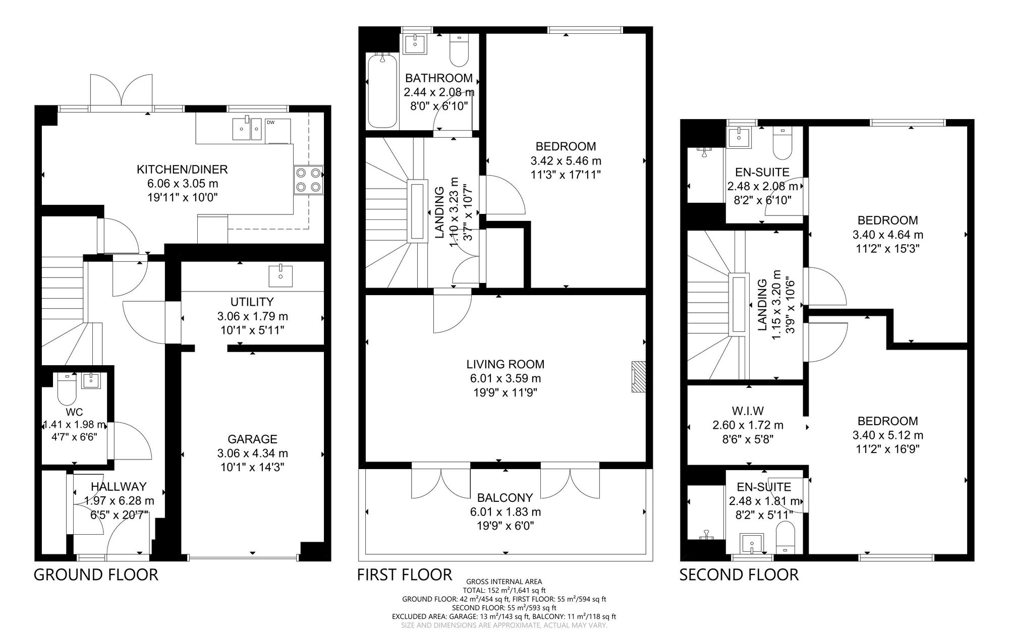 3 bed for sale in North Mead, Chichester, PO19 - Property floorplan