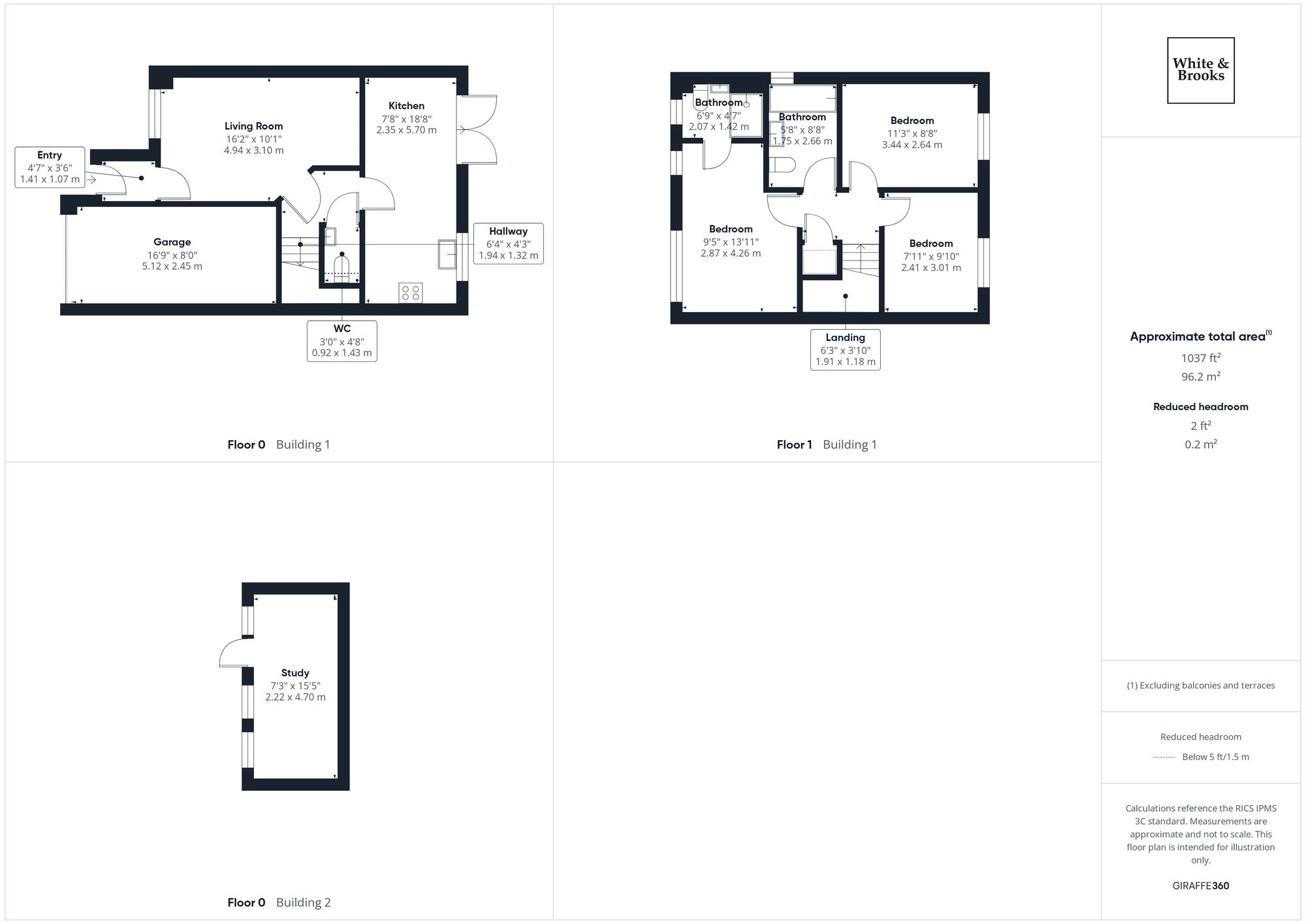 3 bed semi-detached house for sale in Osborn Drive, Tangmere, PO20 - Property floorplan