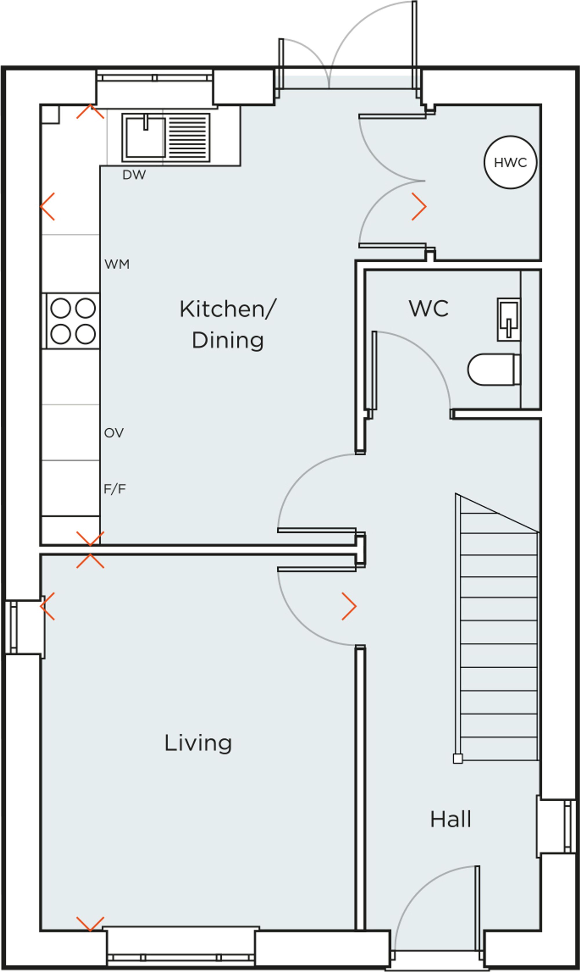 3 bed detached house for sale in Luker Place, Romney Broadwalk, PO22 - Property floorplan