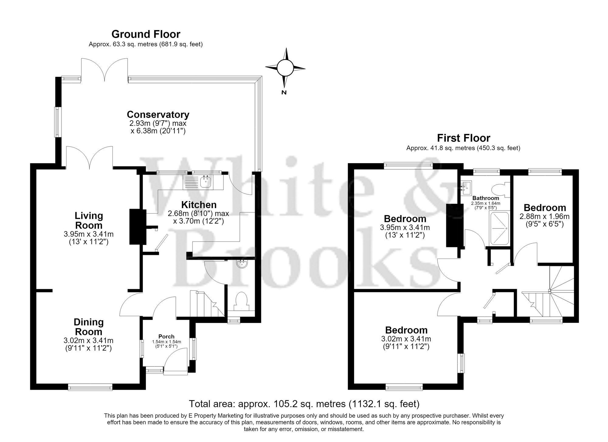 3 bed semi-detached house for sale in Kingsham Road, Chichester, PO19 - Property floorplan