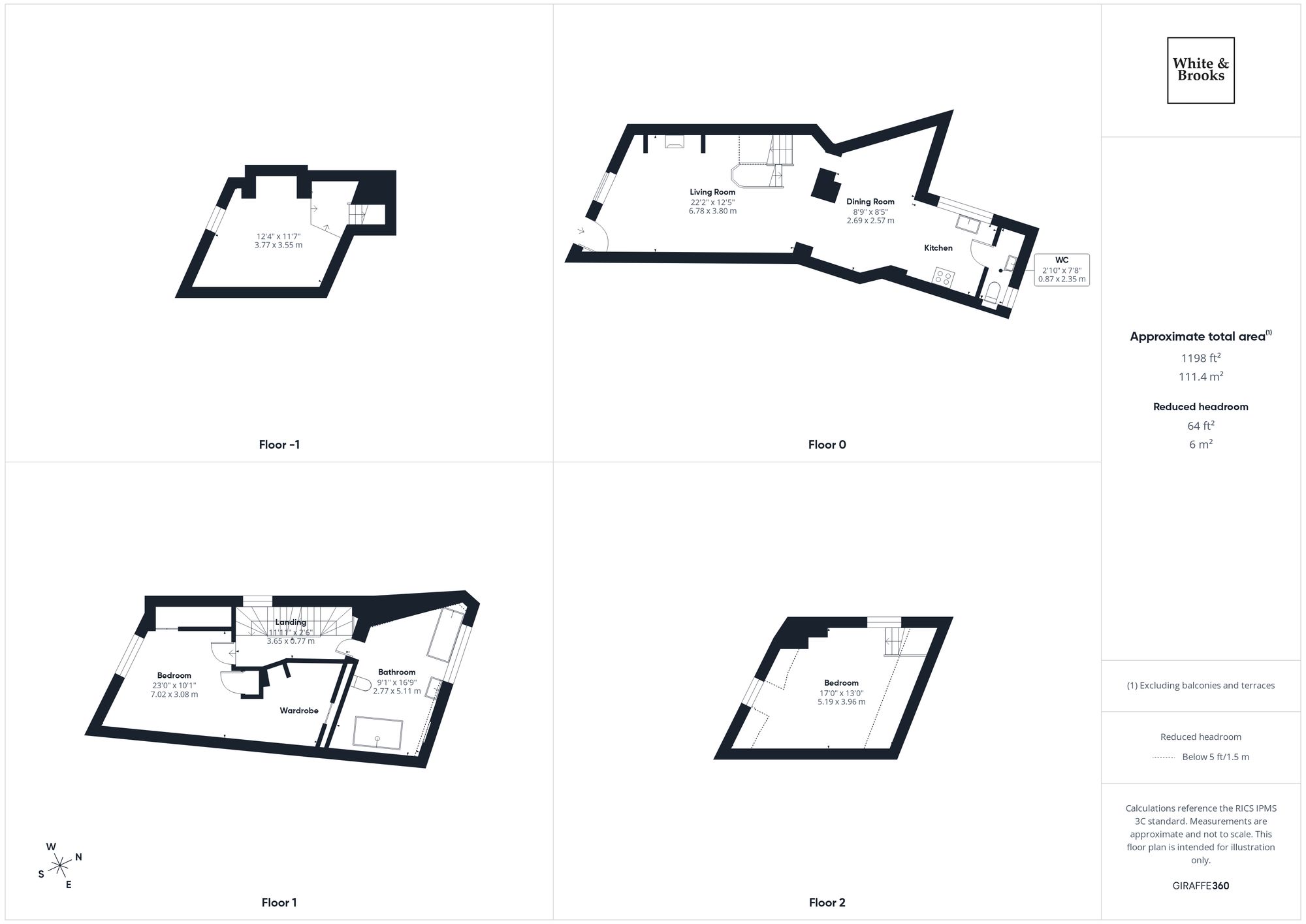 2 bed end of terrace house for sale in West Pallant, Chichester, PO19 - Property floorplan