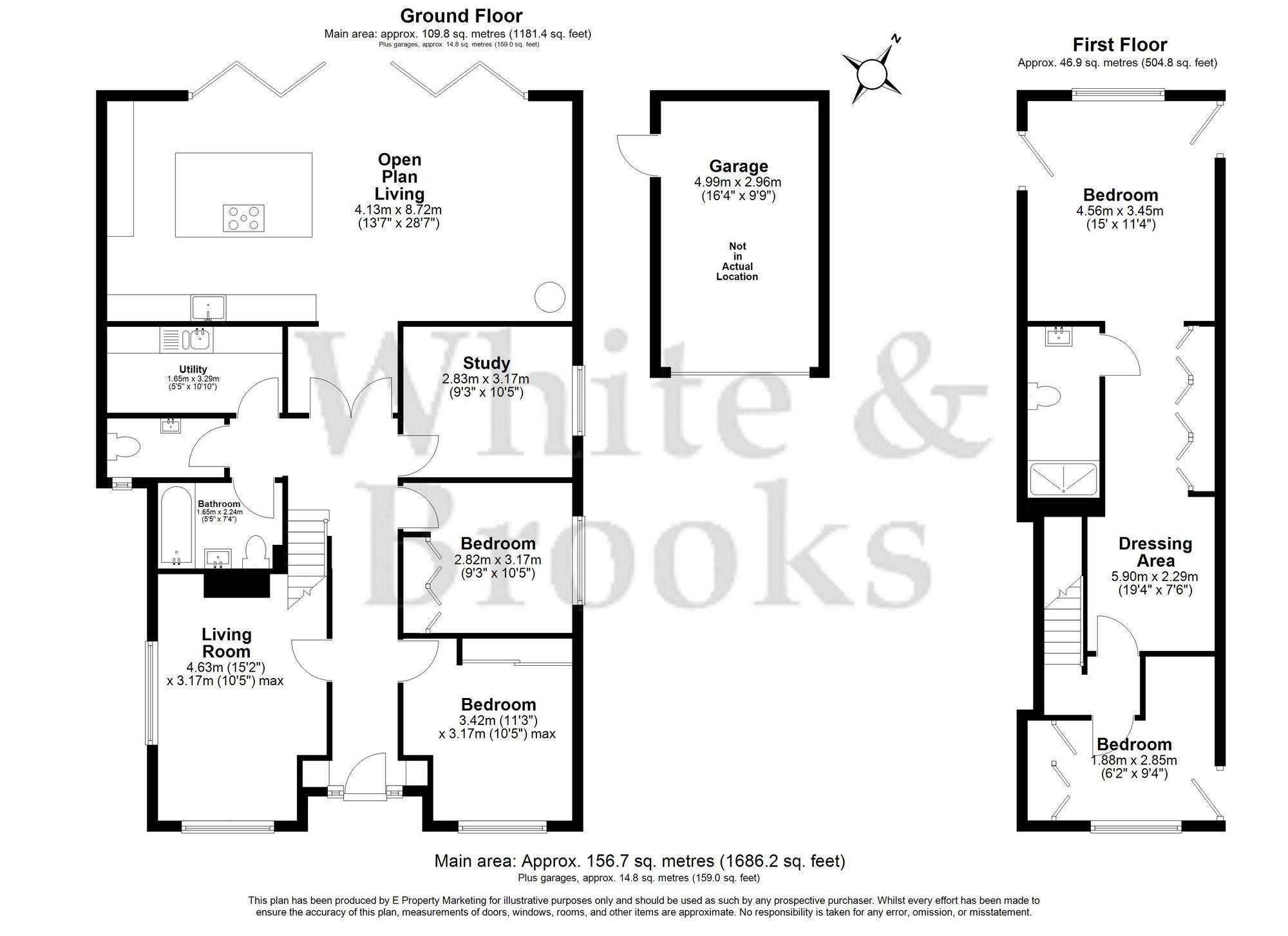4 bed house for sale in Vinnetrow Road, Runcton, PO20 - Property floorplan