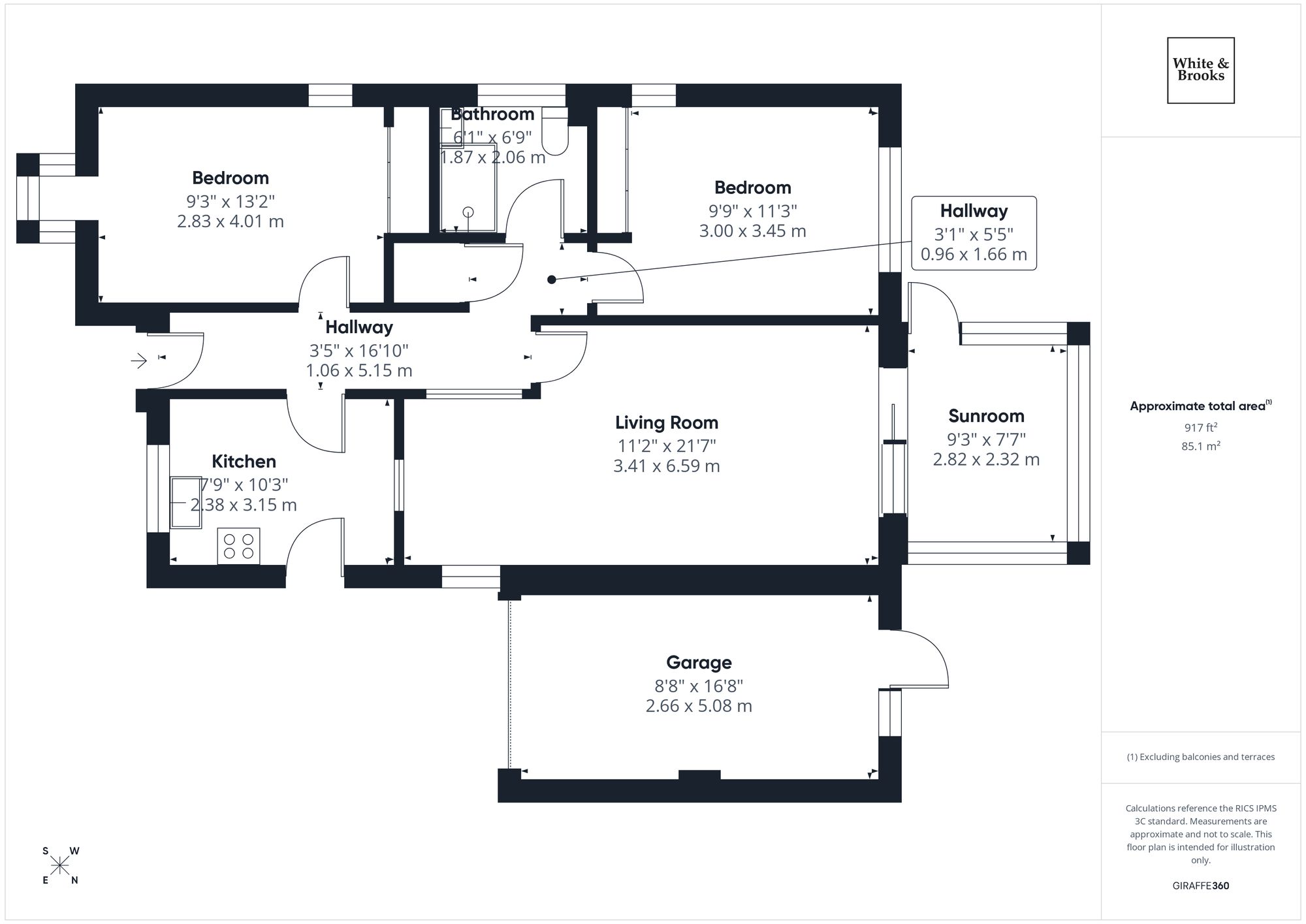 2 bed detached bungalow for sale in Town Cross Avenue, Bognor Regis, PO21 - Property floorplan