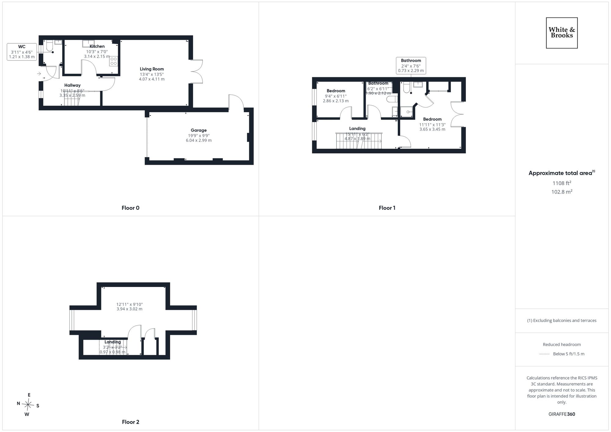 3 bed semi-detached house for sale in Hangar Drive, Tangmere, PO20 - Property floorplan