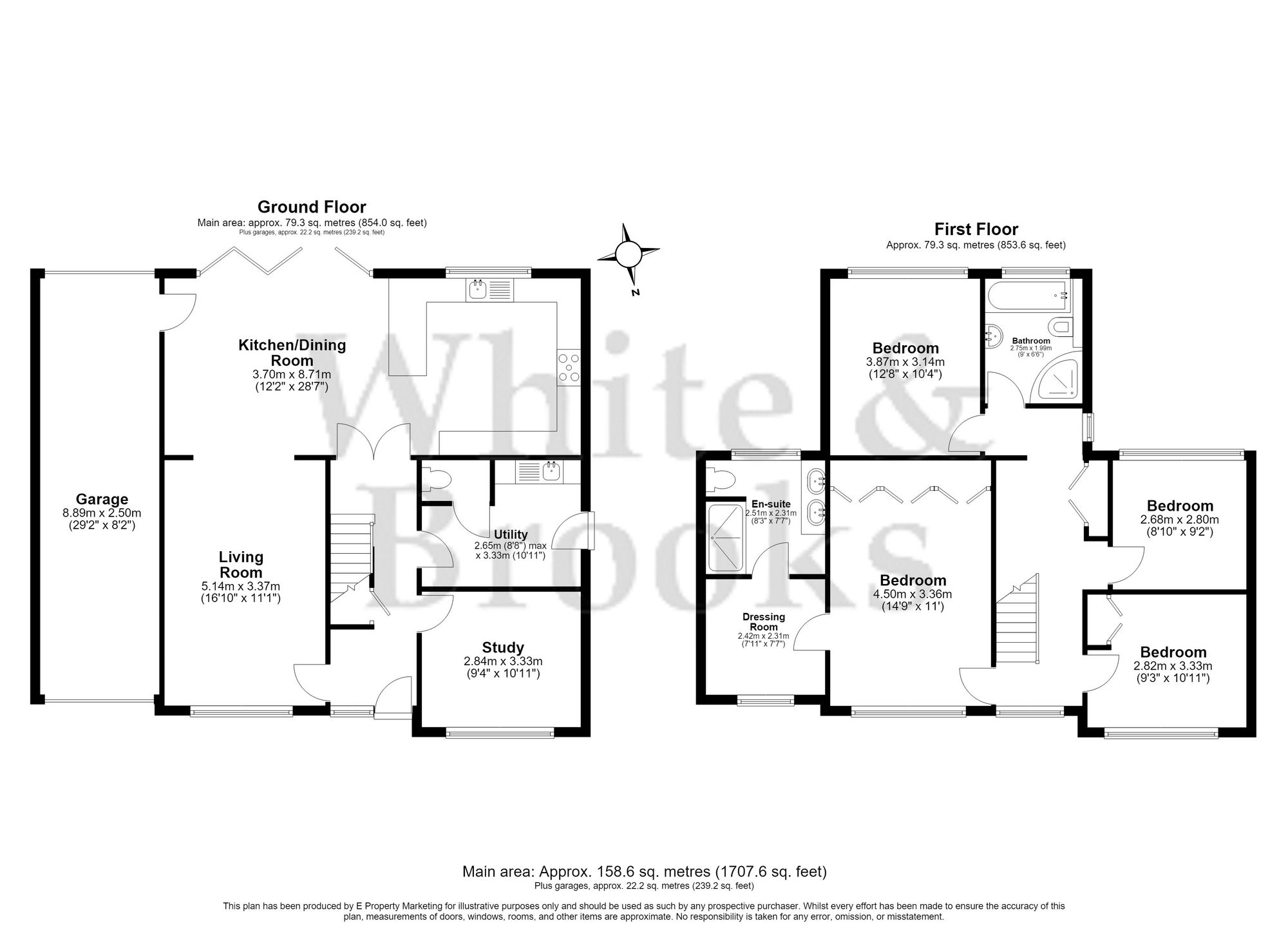 4 bed detached house for sale in Lincoln Green, Chichester, PO19 - Property floorplan
