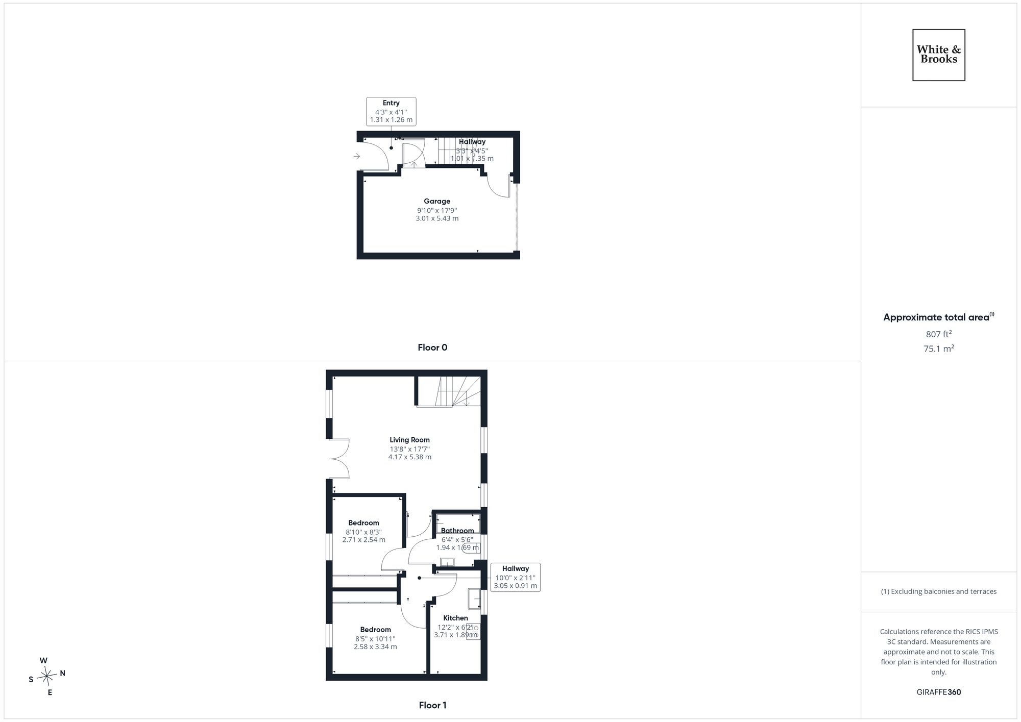 2 bed coach house for sale in Clover Mead, Felpham, PO22 - Property floorplan
