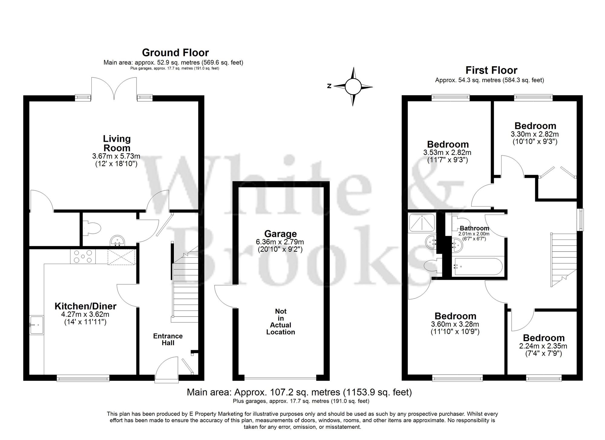 4 bed detached house for sale in Siskins Grove, Chichester, PO20 - Property floorplan