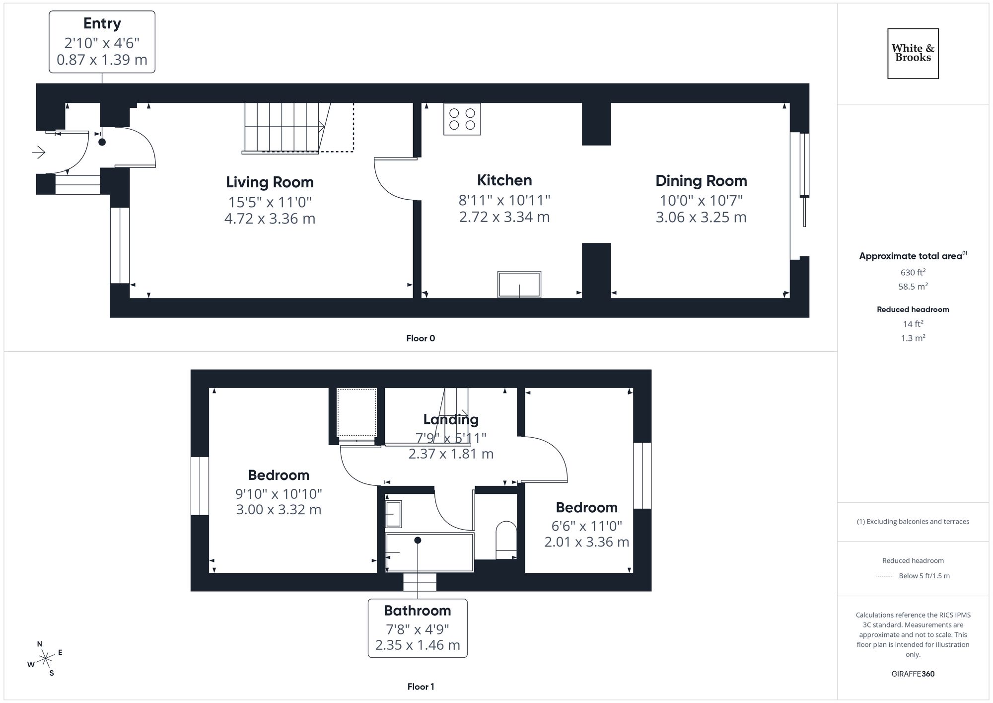 2 bed semi-detached house for sale in Montgomery Drive, Middleton On Sea, PO22 6RG - Property floorplan