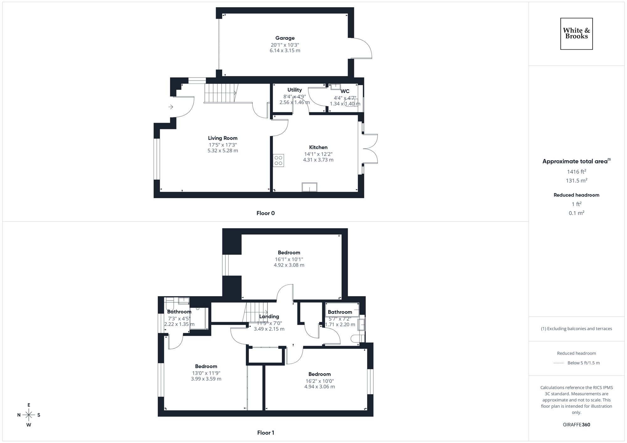 3 bed semi-detached house for sale in Anna Sewell Way, Chichester, PO19 - Property floorplan
