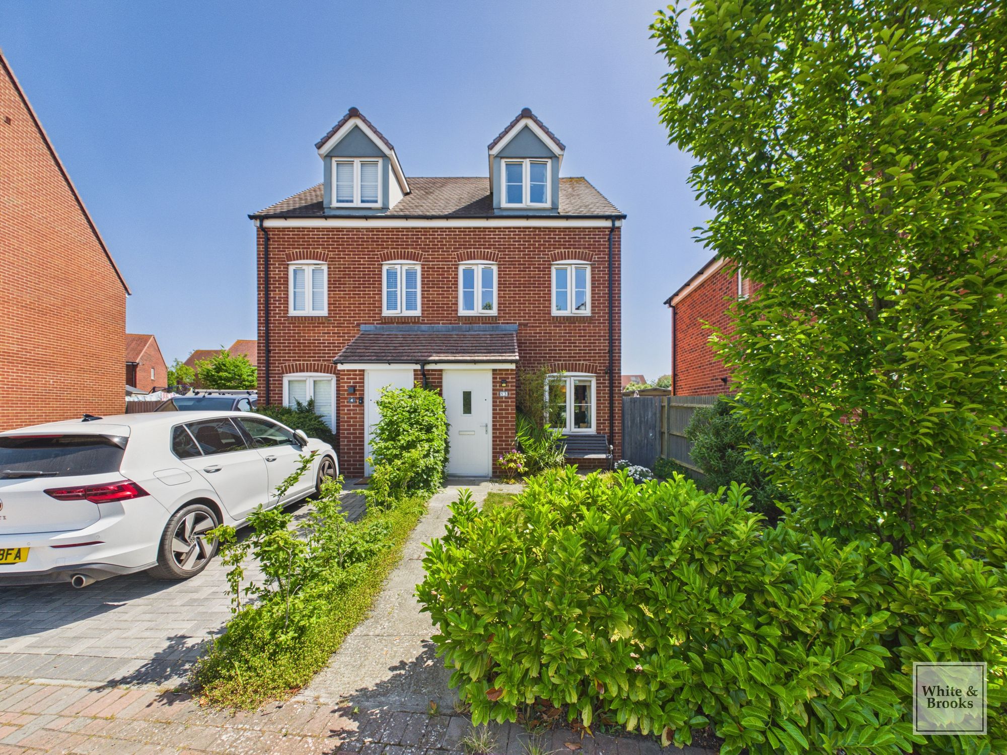 Three bed semi-detached house for sale in Osborn Drive, Chichester, PO20