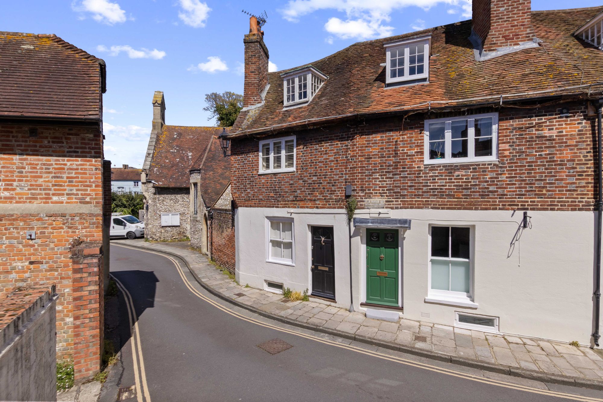 Two bed end of terrace house for sale in West Pallant, Chichester, PO19