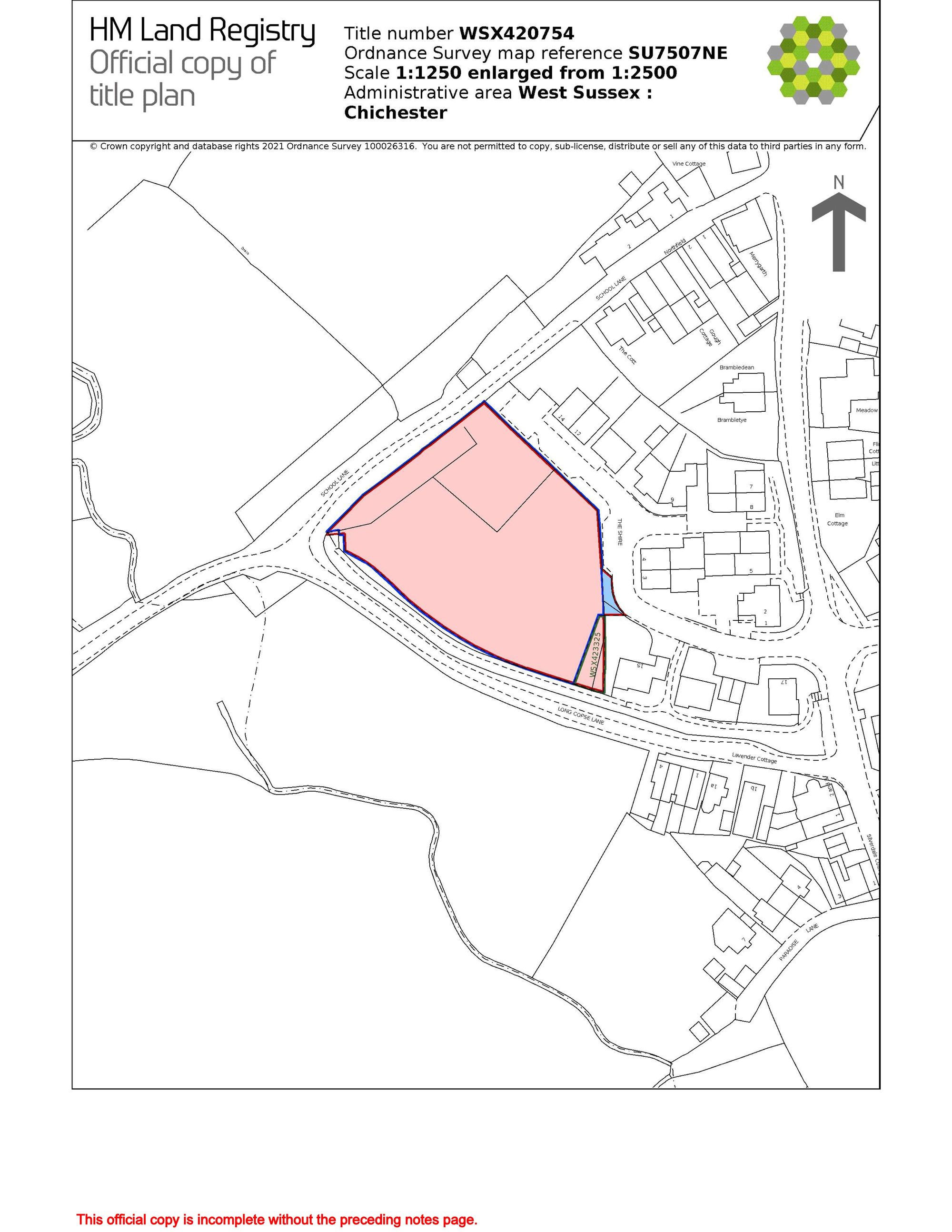 Land for sale in The Shire, Westbourne, PO10 4