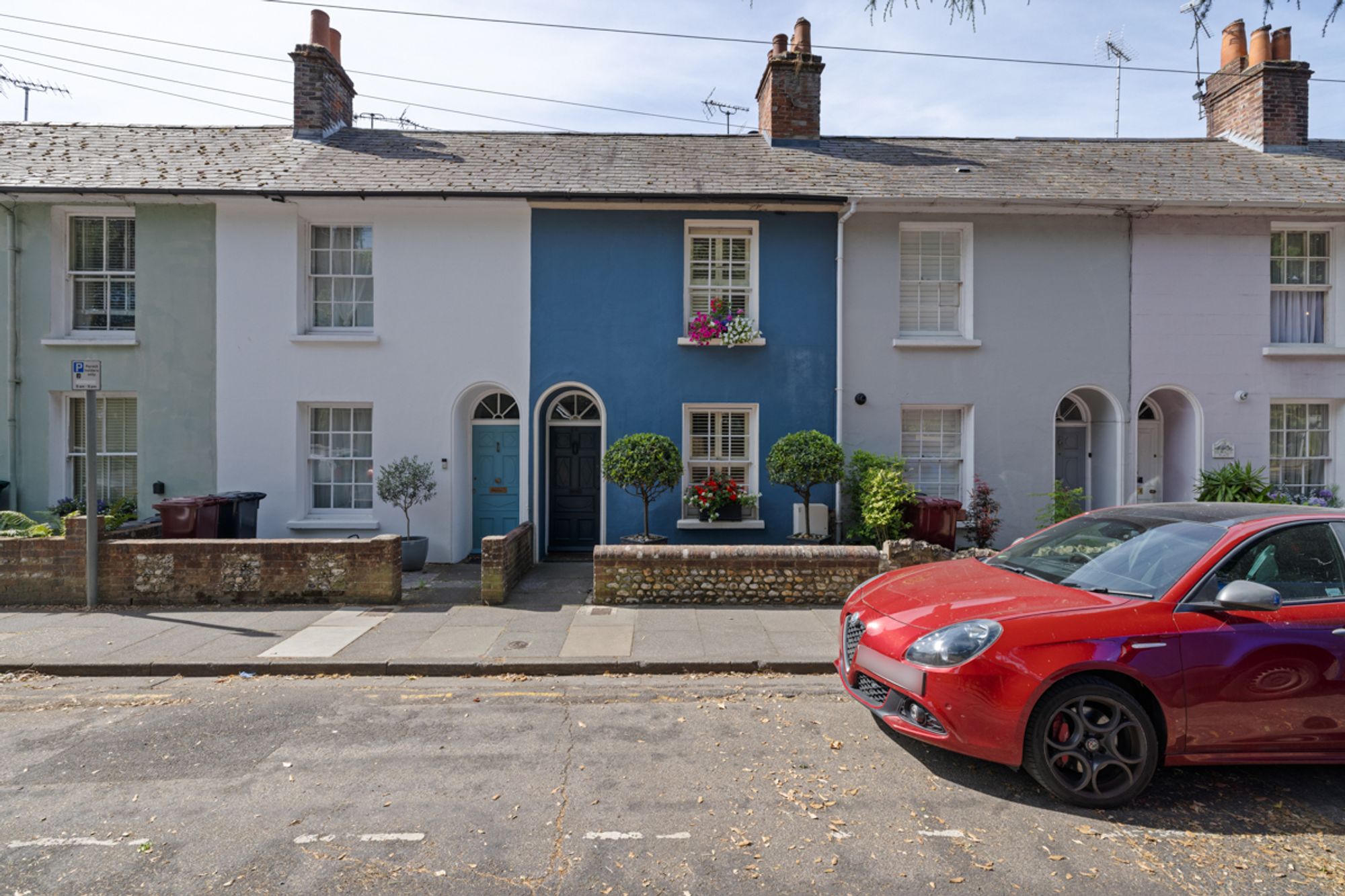 Two bed terraced house for sale in Franklin Place, Chichester, PO19
