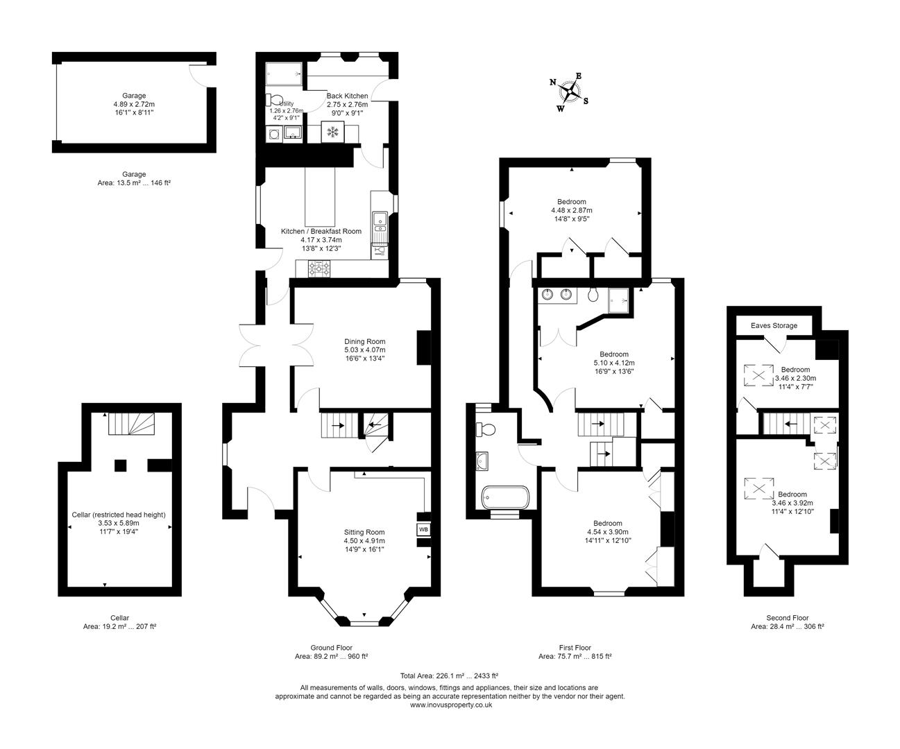 5 bed house for sale in Arley Hill, Bristol - Property floorplan