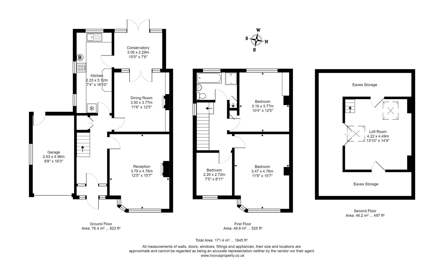 3 bed house for sale in Aldercombe Road, Bristol - Property floorplan