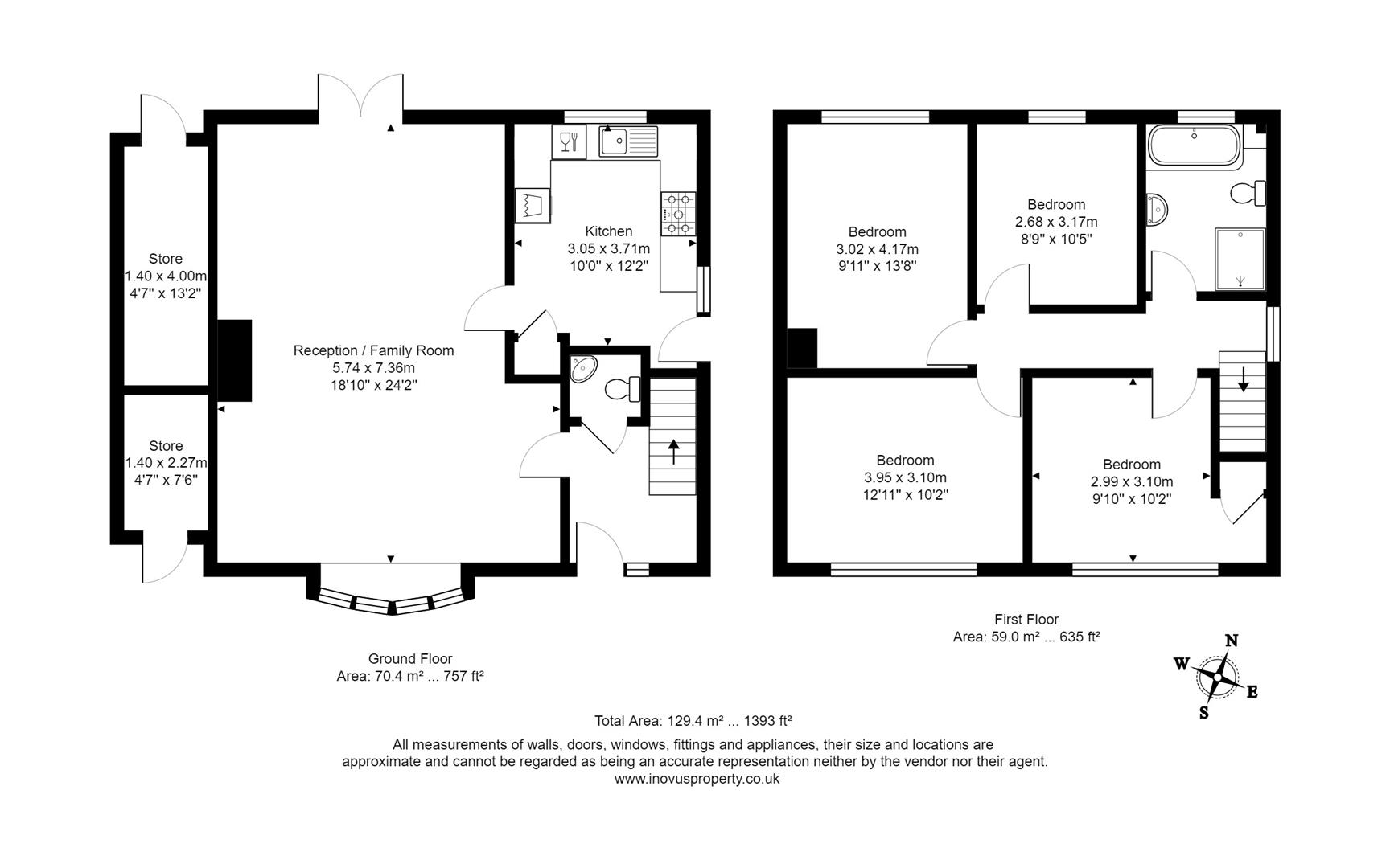 4 bed house for sale in Penpole Lane, Bristol - Property floorplan