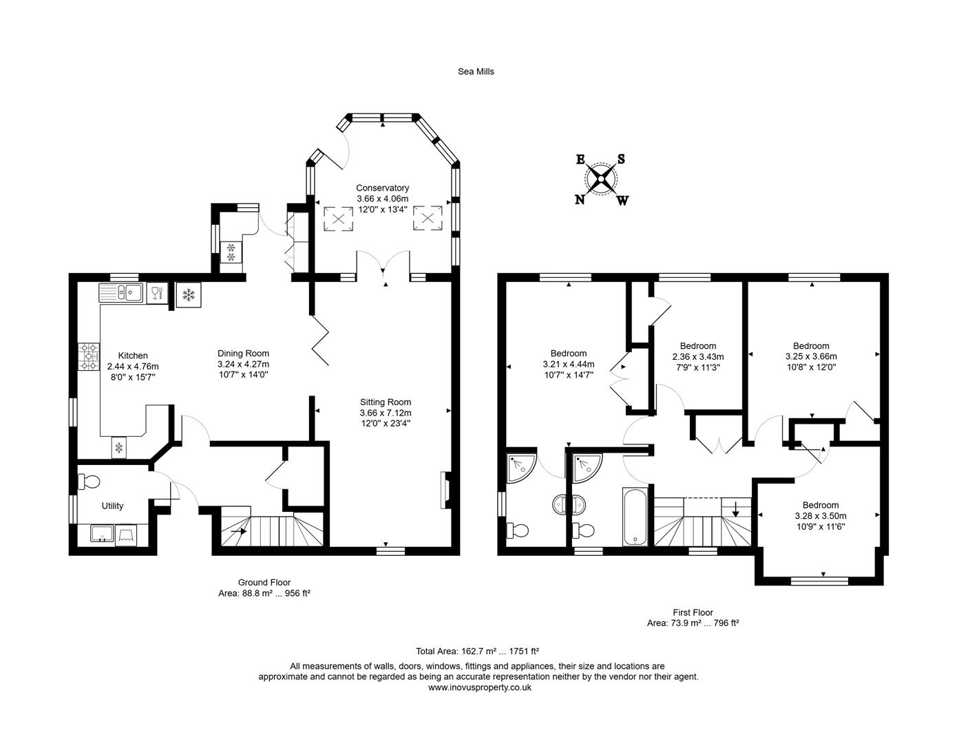 4 bed house to rent in Sea Mills Lane, Bristol - Property floorplan