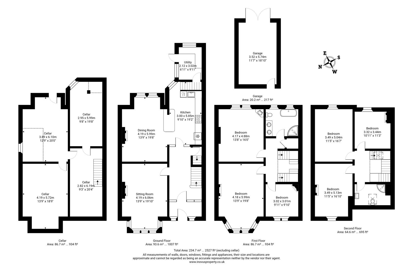 6 bed house for sale in Coldharbour Road, Bristol - Property floorplan