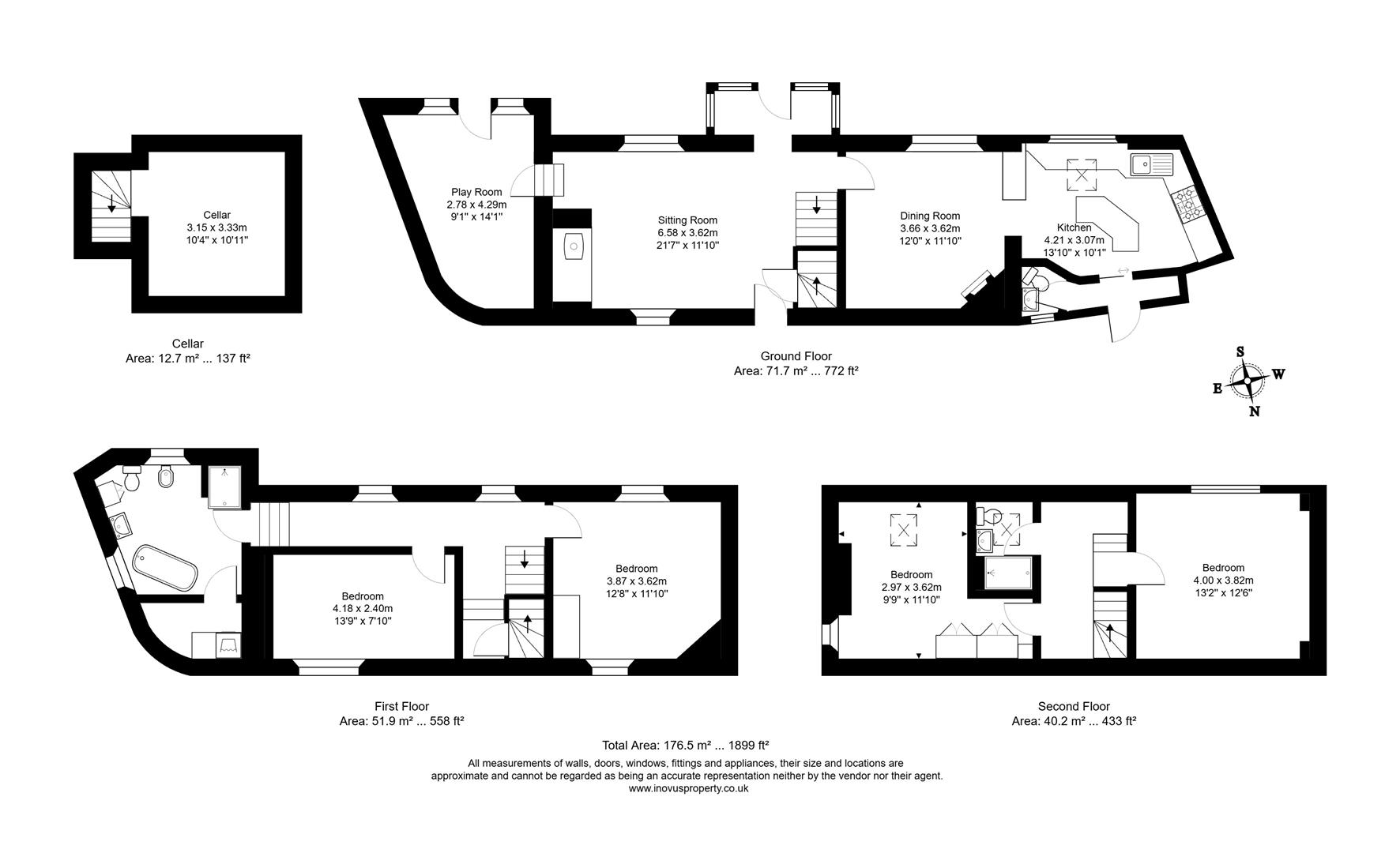 4 bed house for sale in Church Hill, Bristol - Property floorplan