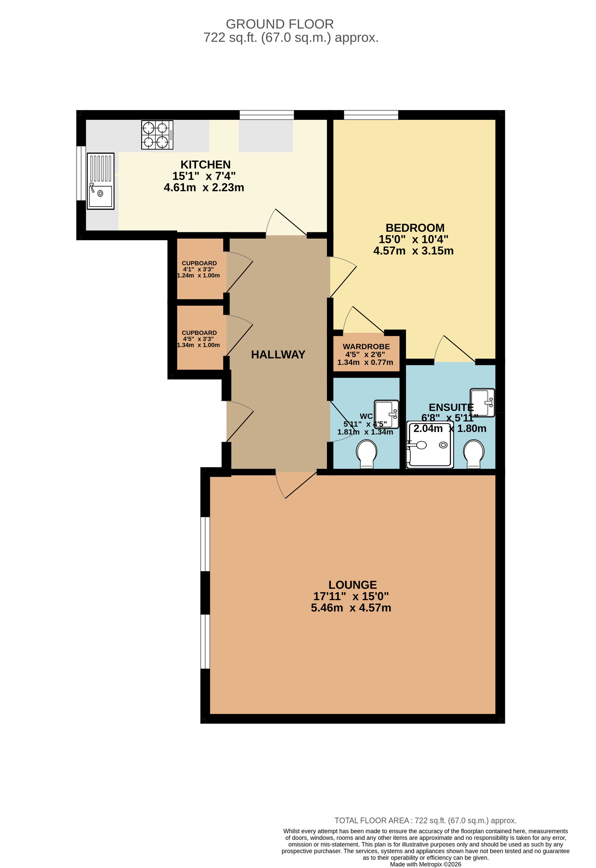 1 bed apartment to rent in St. Josephs Field, Annecy Court St. Josephs Field, TA1 - Property floorplan