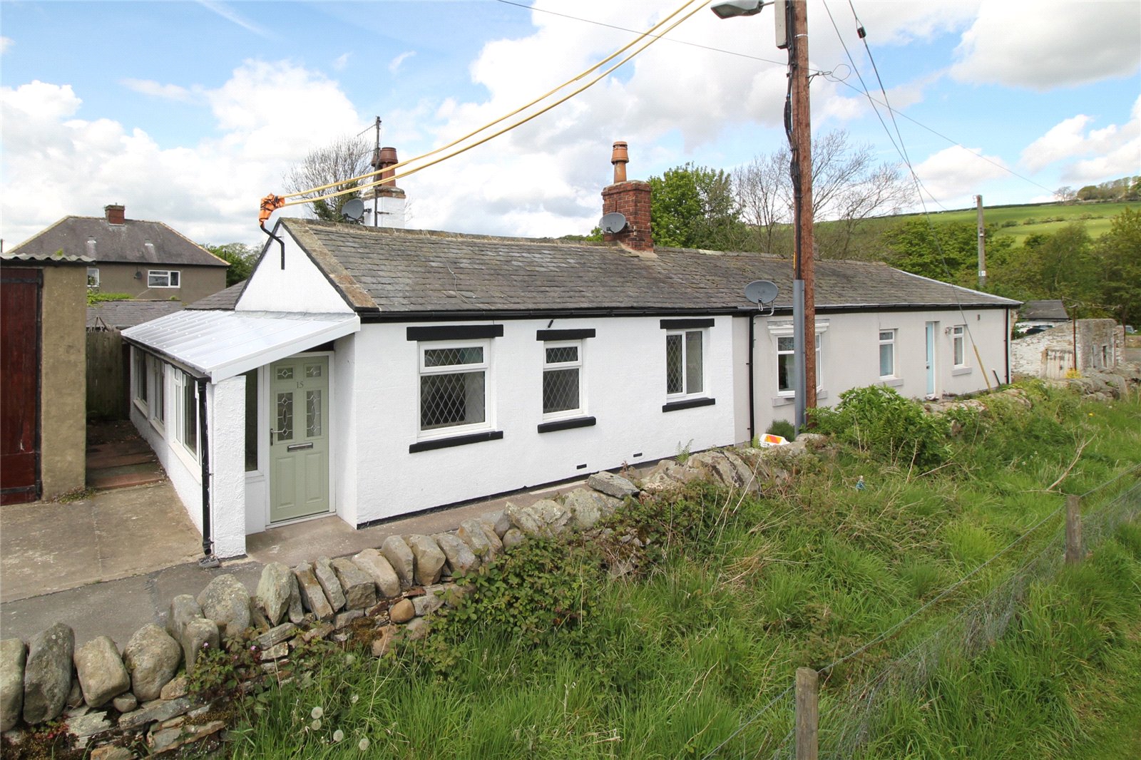 2 Bed Semi-Detached Bungalow For Sale In Temple Houses, Haydon Bridge, Hexham, Northumberland, NE47