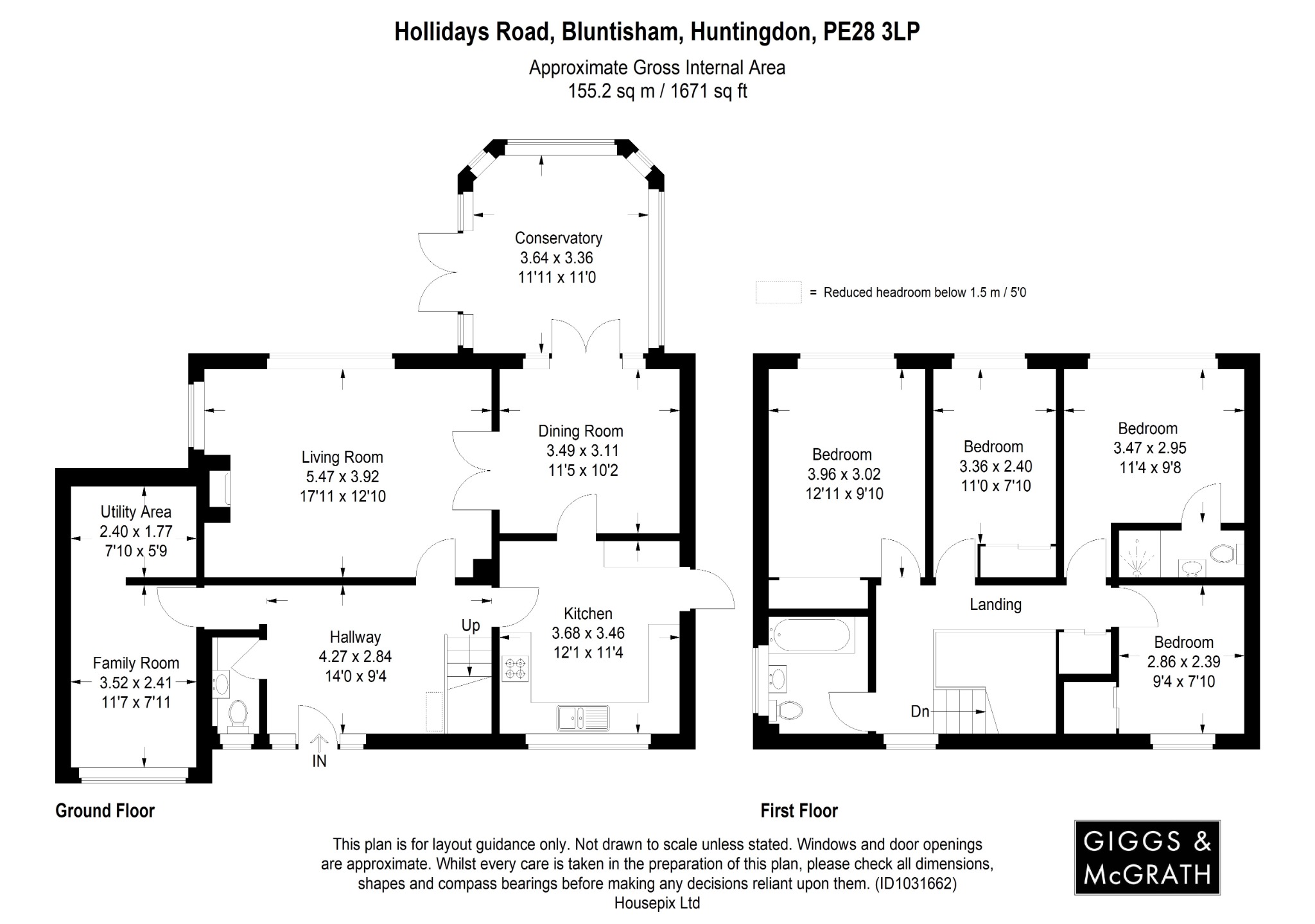 4 bed detached house for sale in Hollidays Road, Huntingdon - Property Floorplan