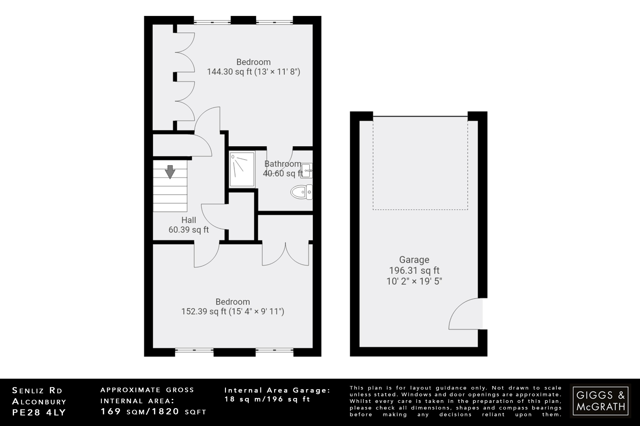 4 bed detached house for sale in Senliz Road, Huntingdon - Property Floorplan