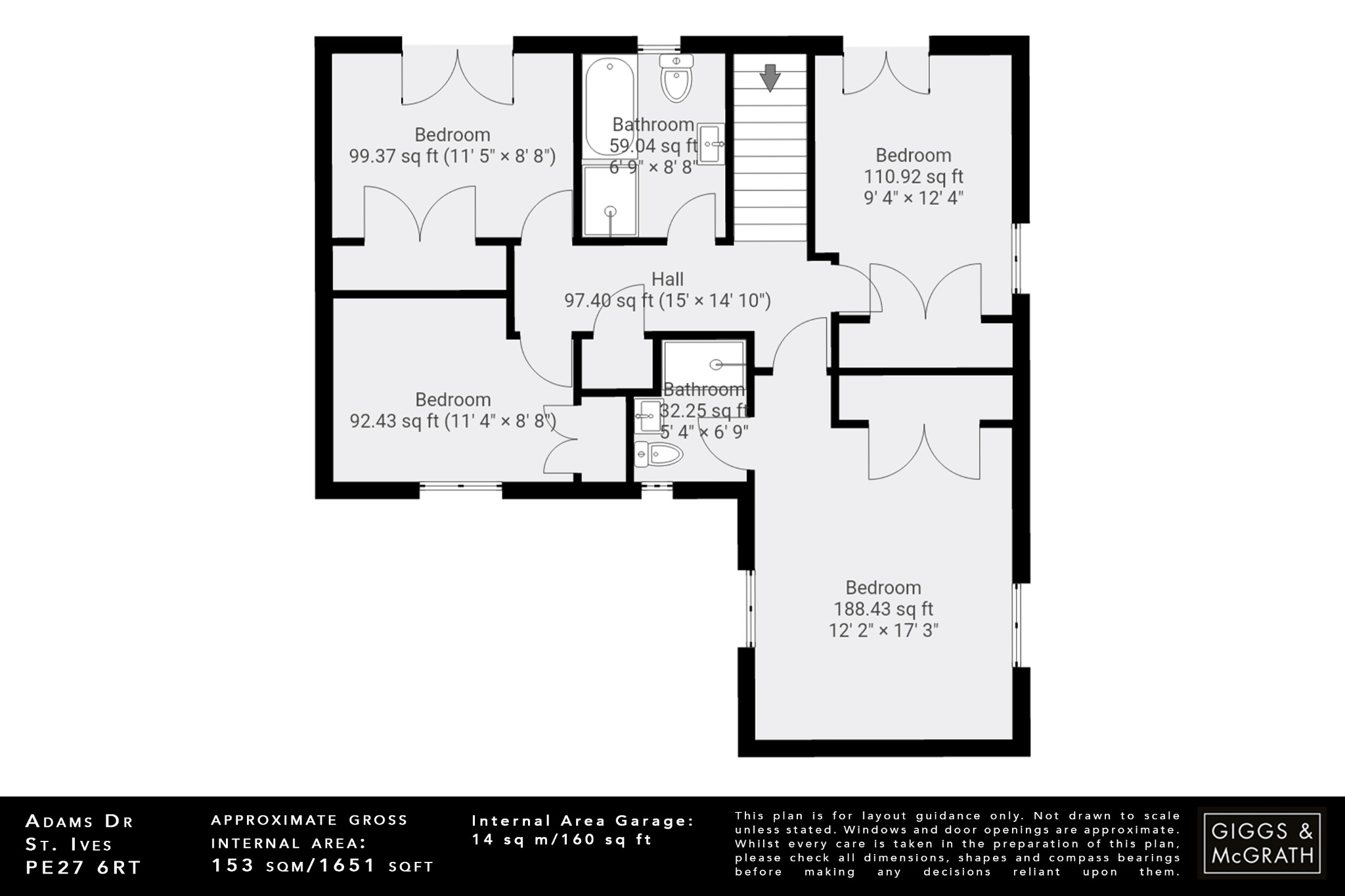 4 bed detached house for sale in Adams Drive, St Ives - Property Floorplan
