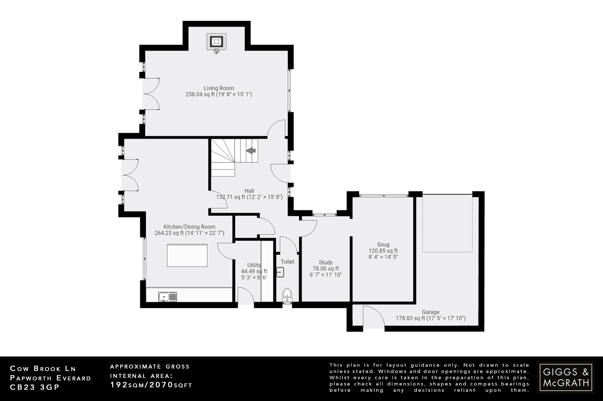 5 bed detached house for sale in Cow Brook Lane, Cambridge - Property Floorplan