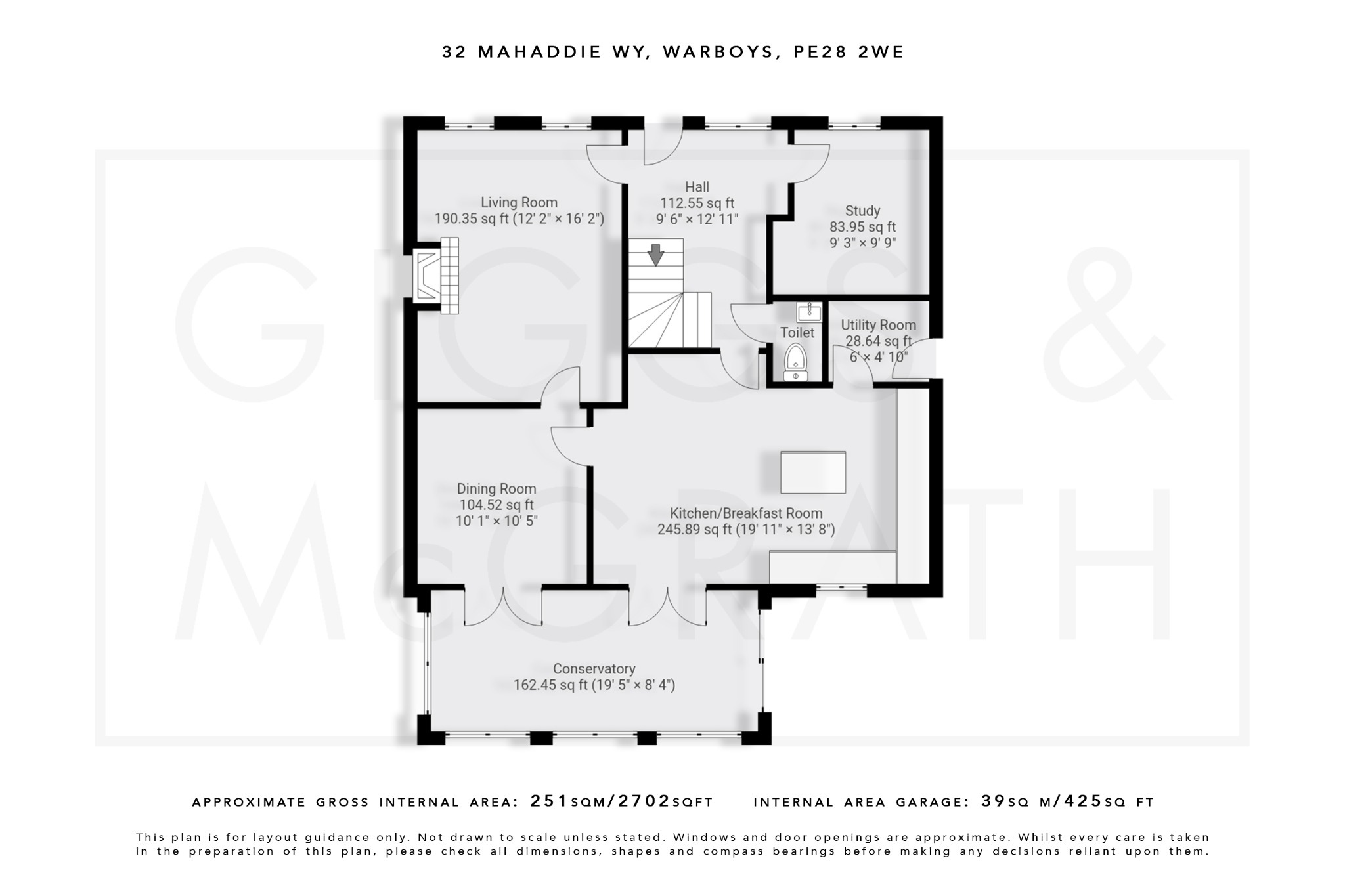 5 bed detached house for sale in Mahaddie Way, Huntingdon - Property Floorplan