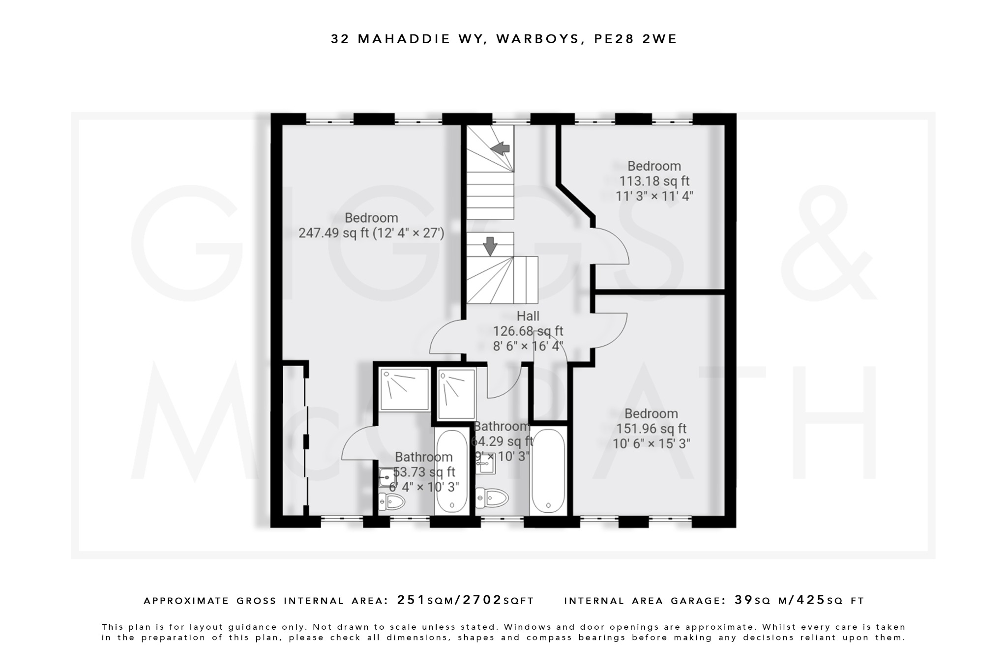 5 bed detached house for sale in Mahaddie Way, Huntingdon - Property Floorplan