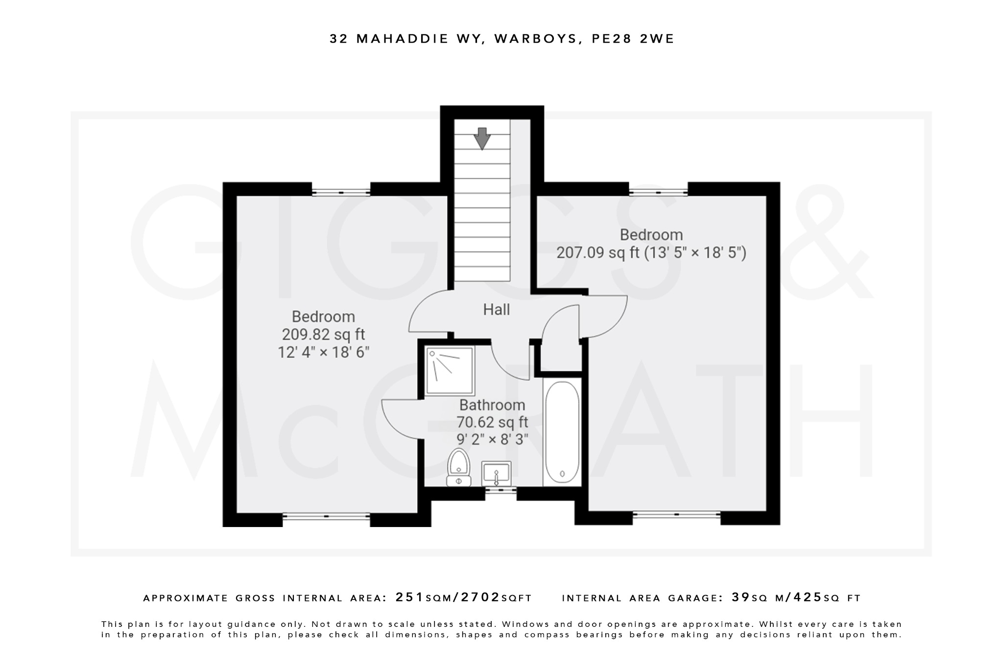 5 bed detached house for sale in Mahaddie Way, Huntingdon - Property Floorplan