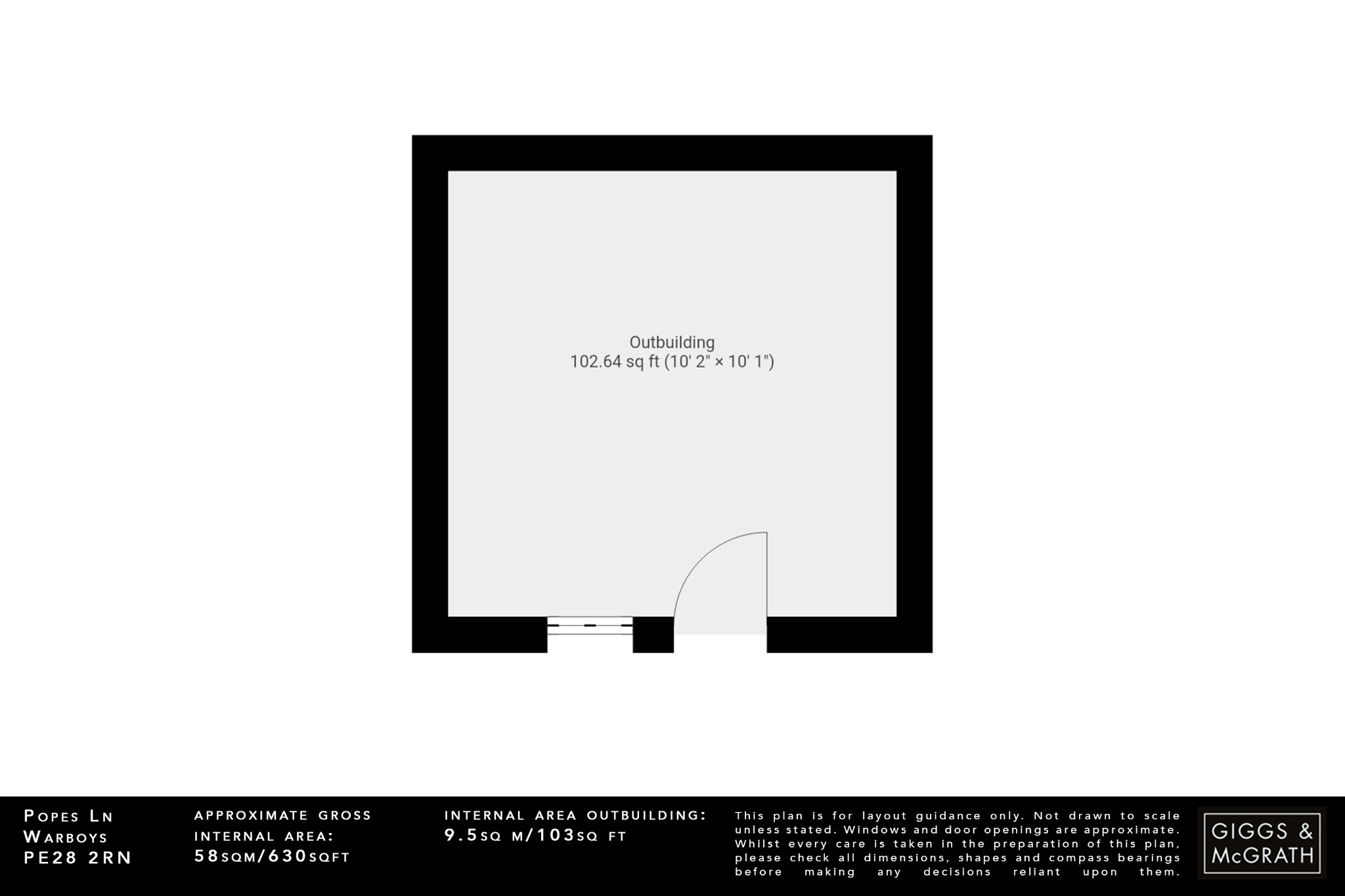 2 bed semi-detached house for sale in Popes Lane, Huntingdon - Property Floorplan