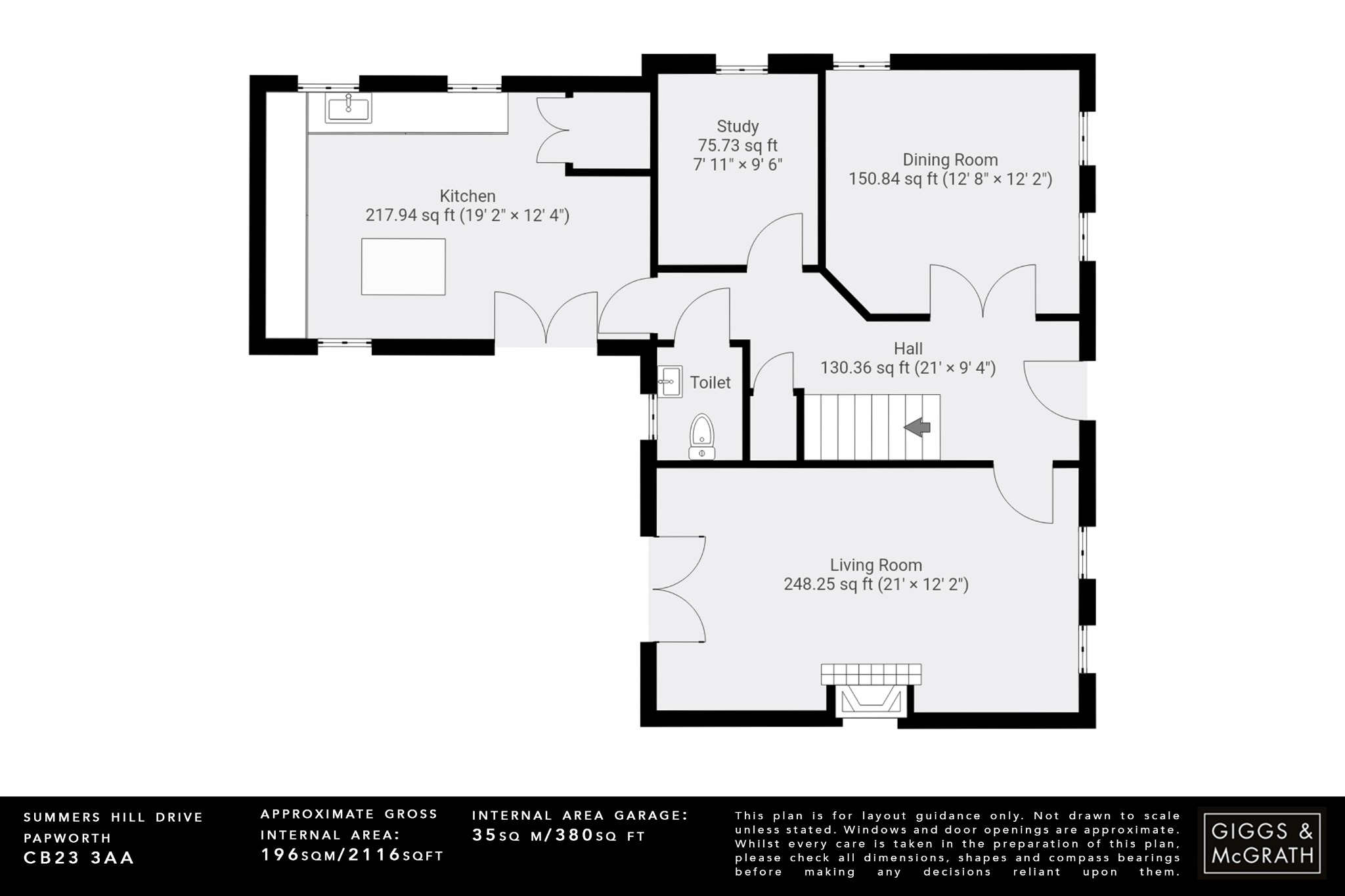 4 bed detached house for sale in Summer's Hill Drive, Cambridge - Property Floorplan