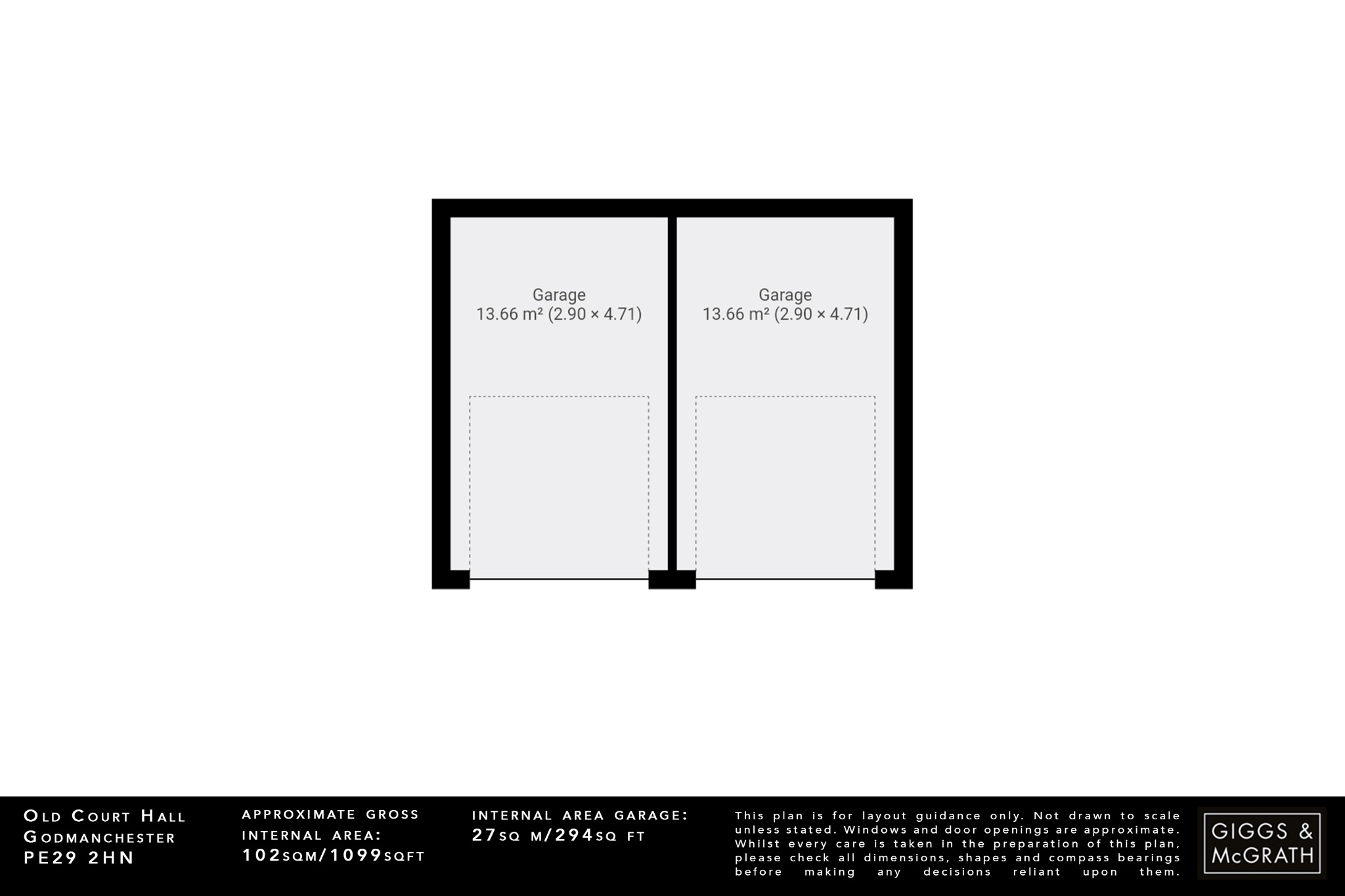 2 bed flat for sale in Old Court Hall, Huntingdon - Property Floorplan