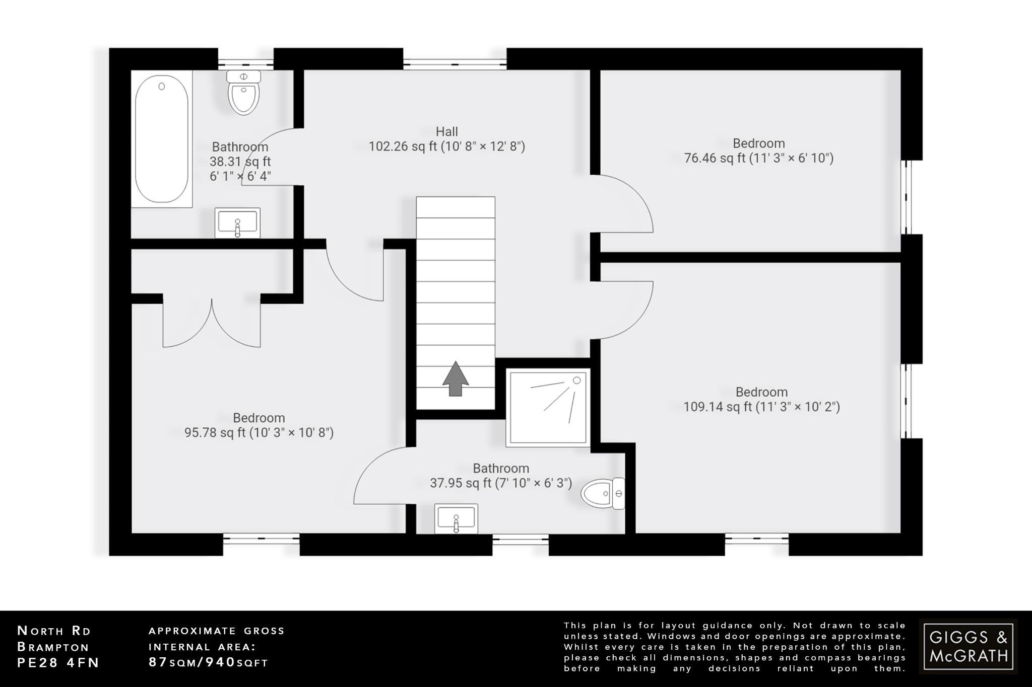 3 bed cottage for sale in North Road, Huntingdon - Property Floorplan