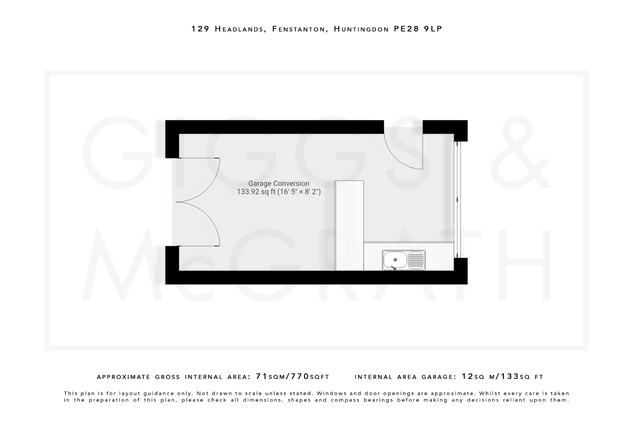 2 bed semi-detached house for sale in Headlands, Huntingdon - Property Floorplan