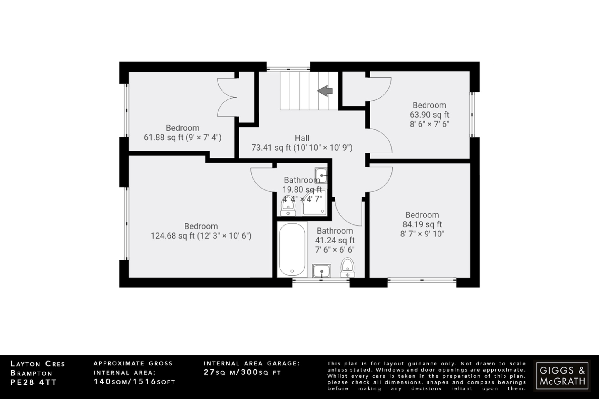 4 bed detached house for sale in Layton Crescent, Huntingdon - Property Floorplan
