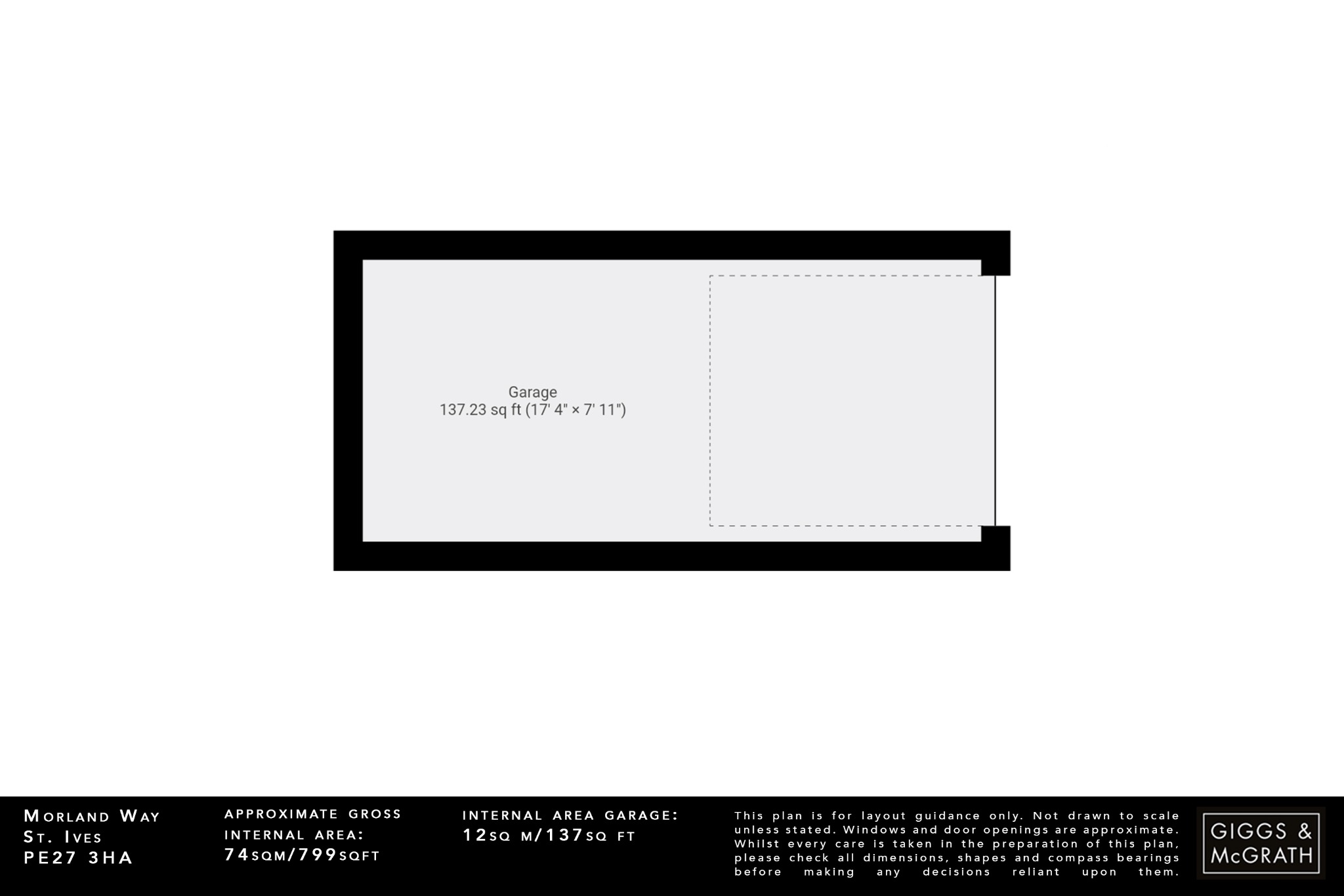 3 bed terraced house for sale in Morland Way, St. Ives - Property Floorplan