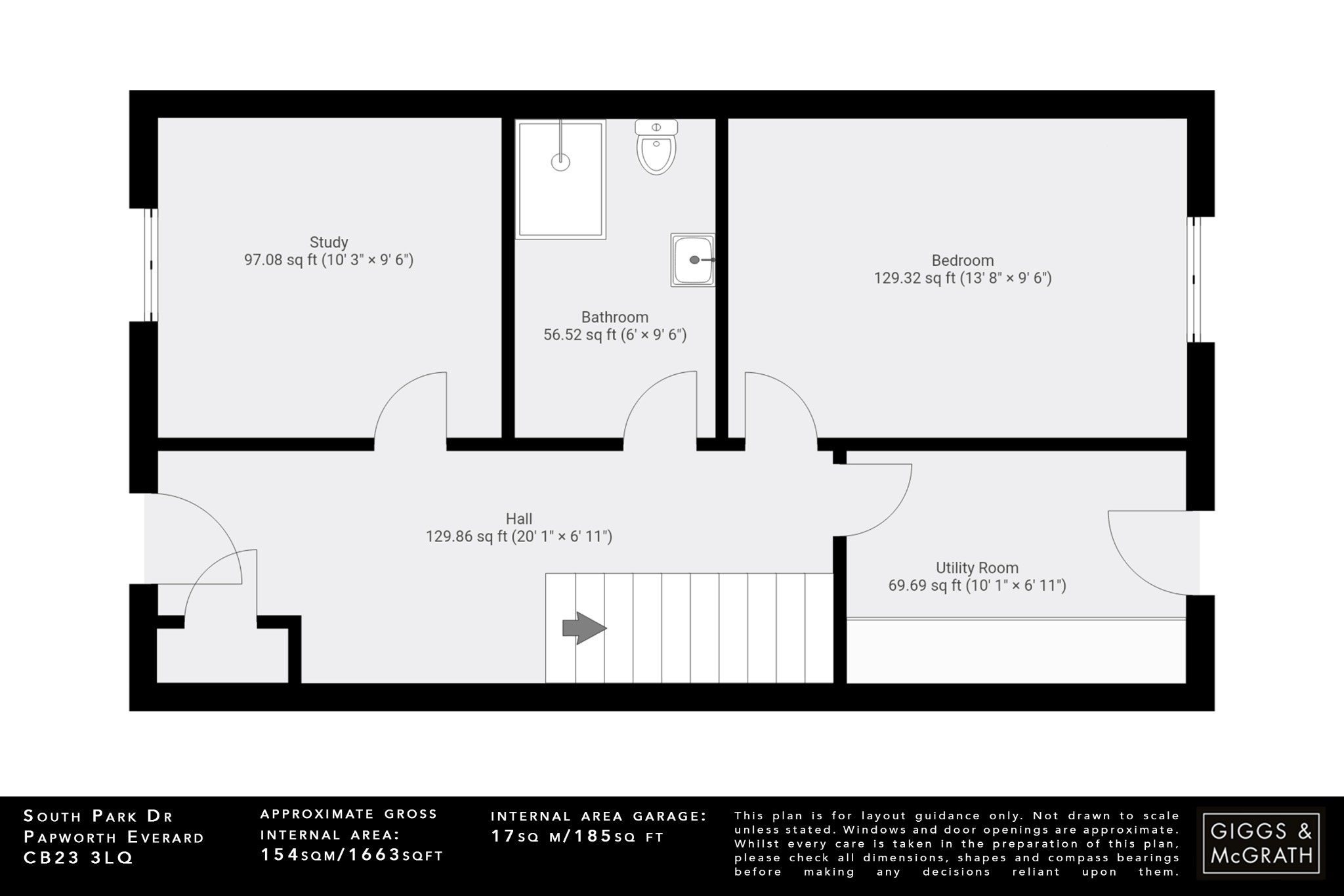 4 bed end of terrace house for sale in South Park Drive, Cambridge - Property Floorplan