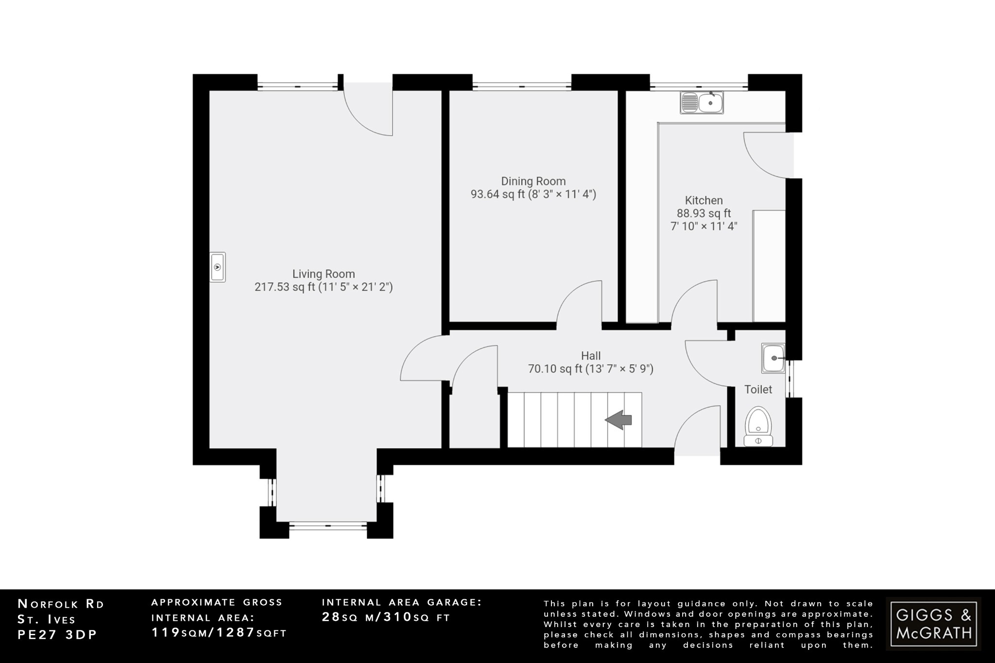 4 bed detached house for sale in Norfolk Road, St. Ives - Property Floorplan