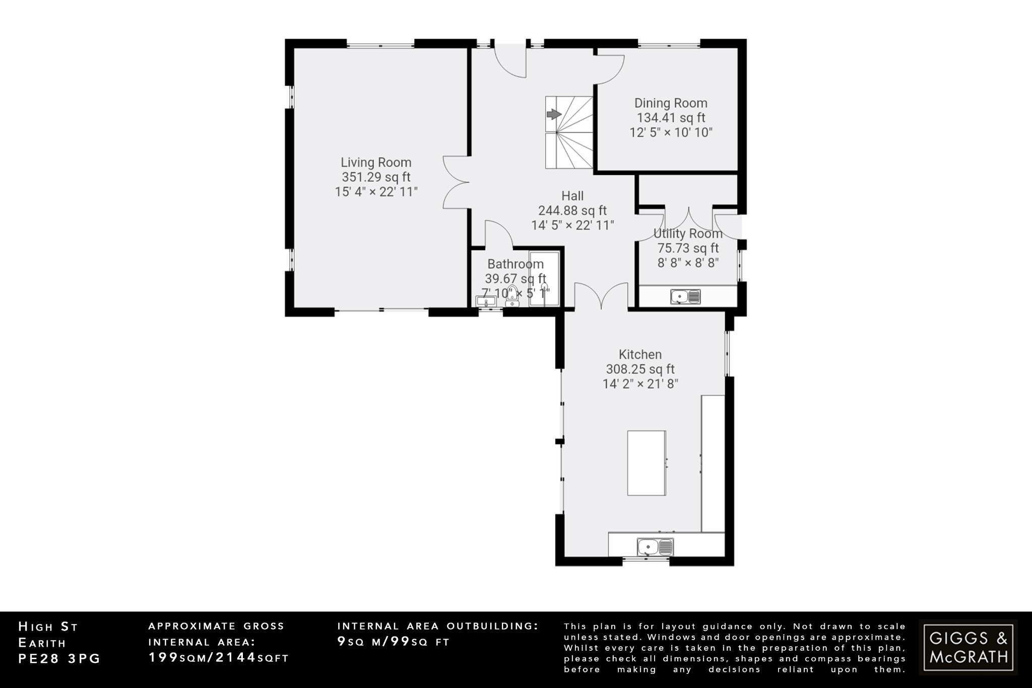 4 bed detached house for sale in High Street, Huntingdon - Property Floorplan