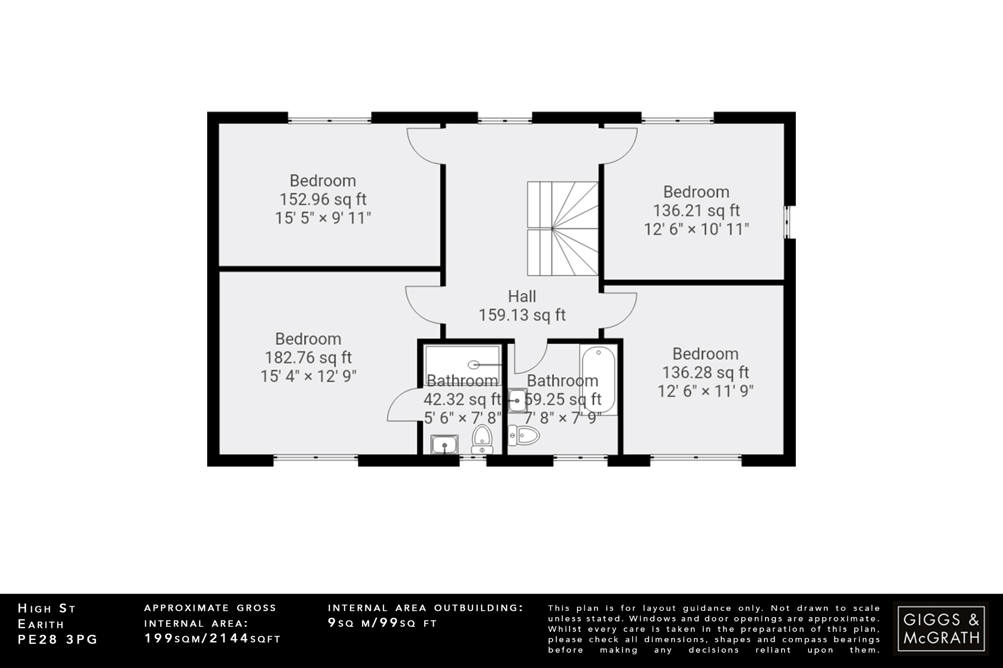 4 bed detached house for sale in High Street, Huntingdon - Property Floorplan