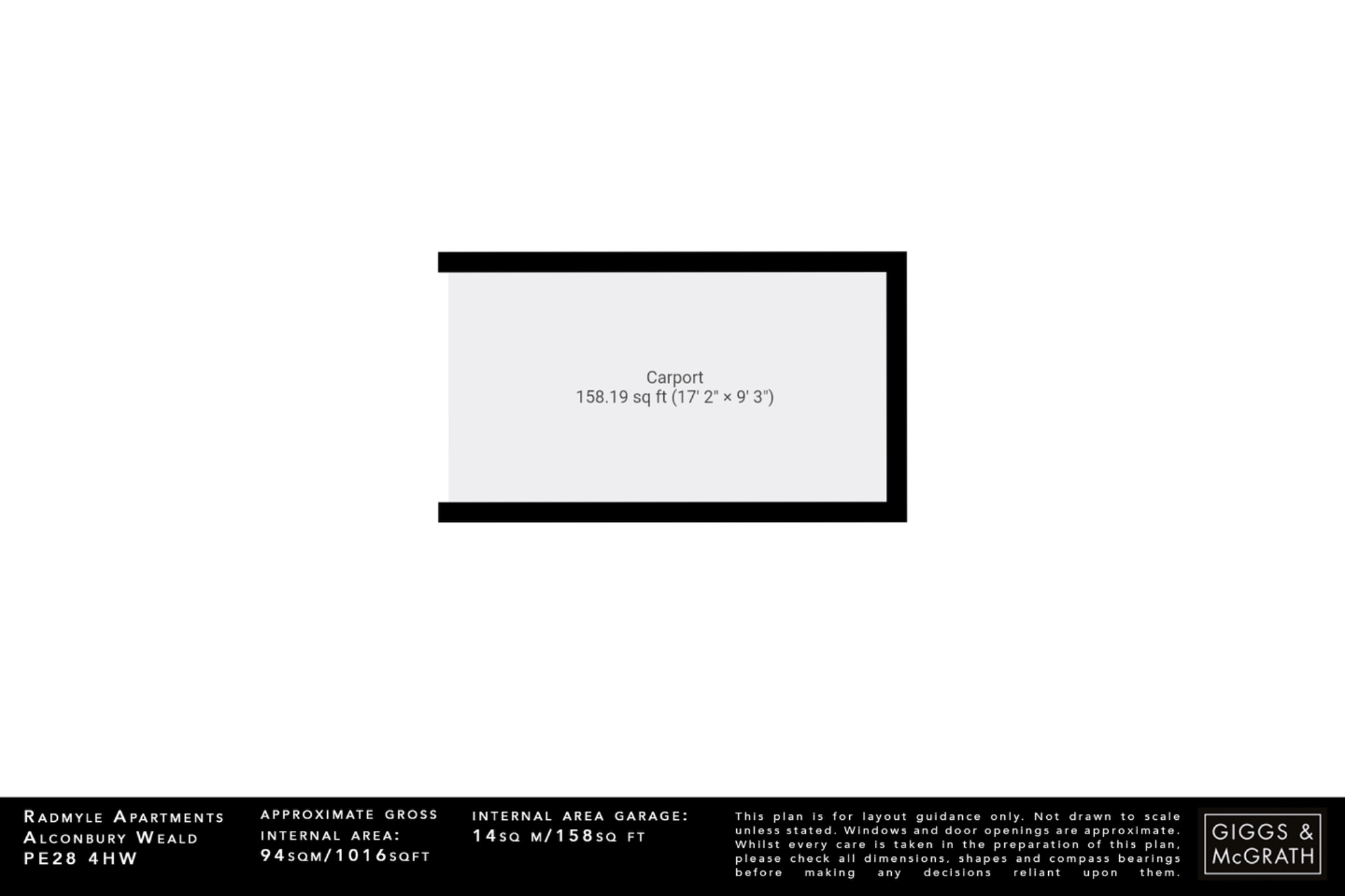 2 bed penthouse for sale in Rawlyns Way, Huntingdon - Property Floorplan