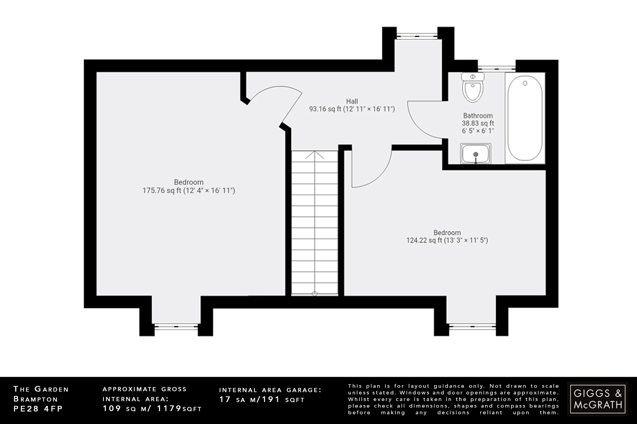 3 bed terraced house for sale in The Green, Huntingdon - Property Floorplan