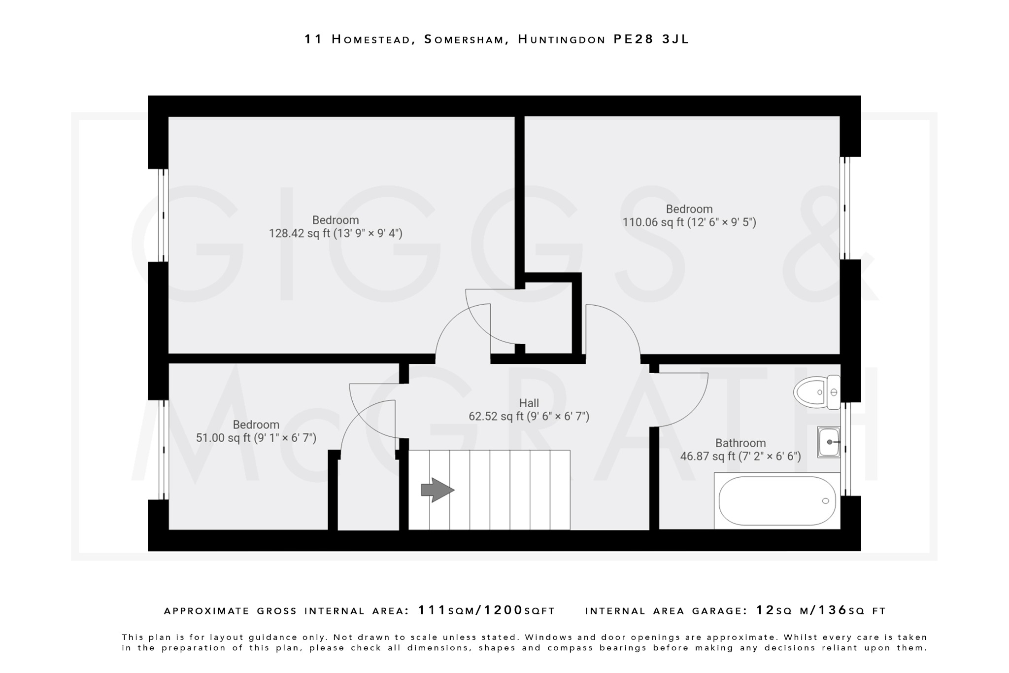 4 bed town house for sale in Homestead, Huntingdon - Property Floorplan